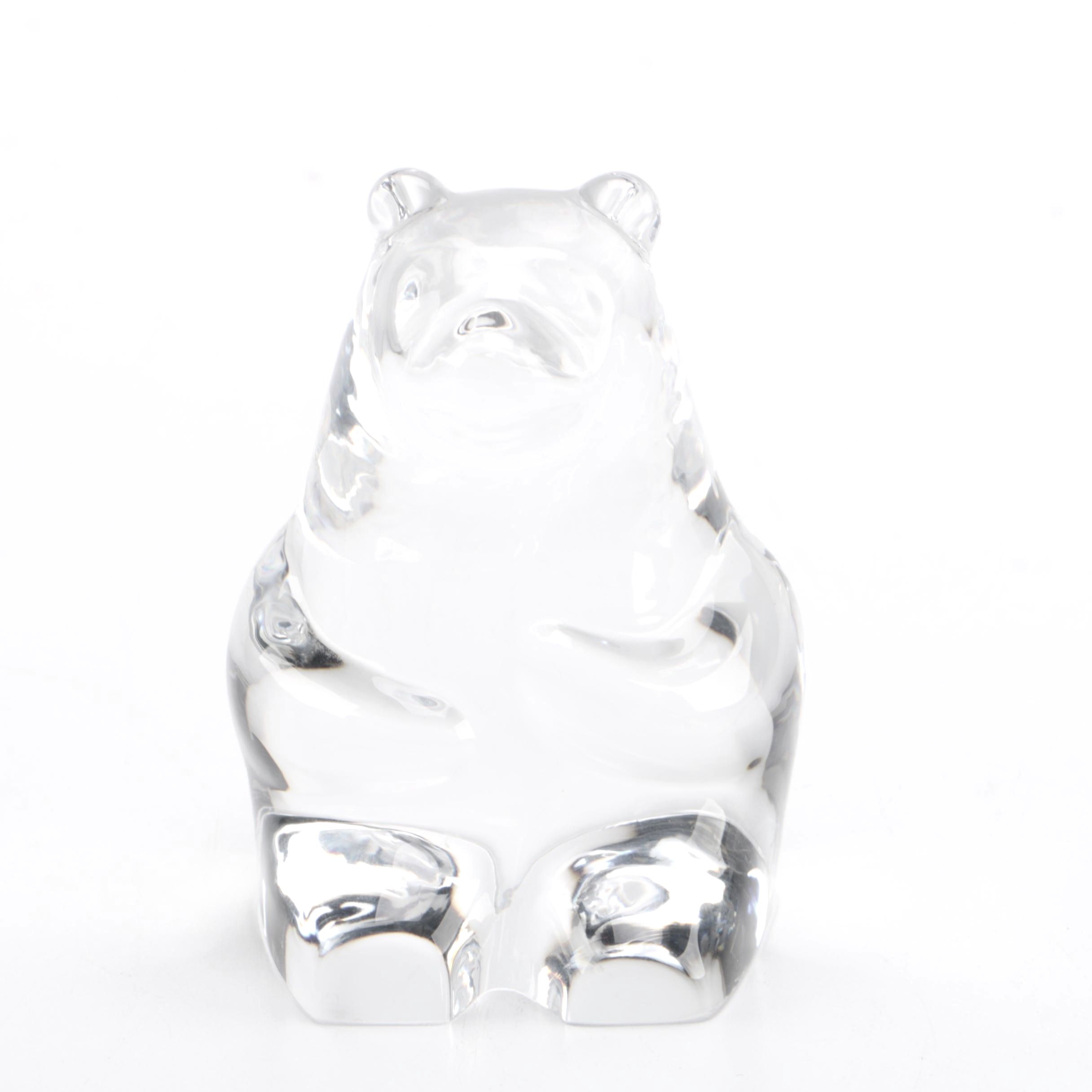 Glass Bear Figurine