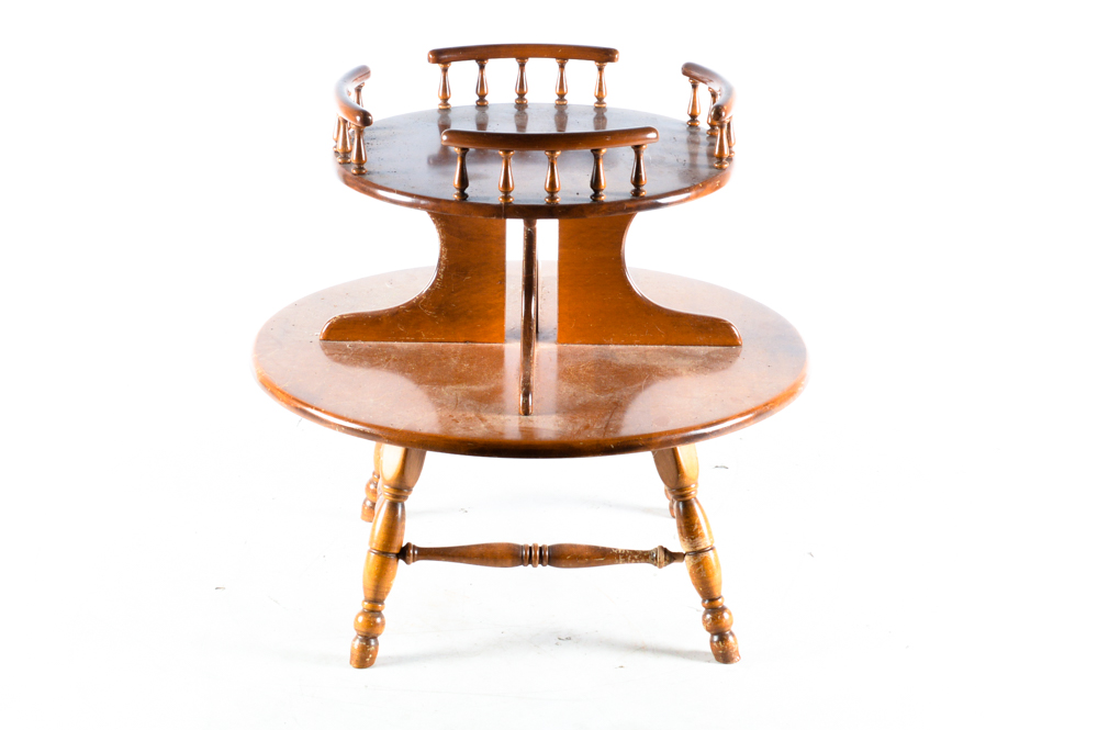 Mid-Century Two Tier Accent Table