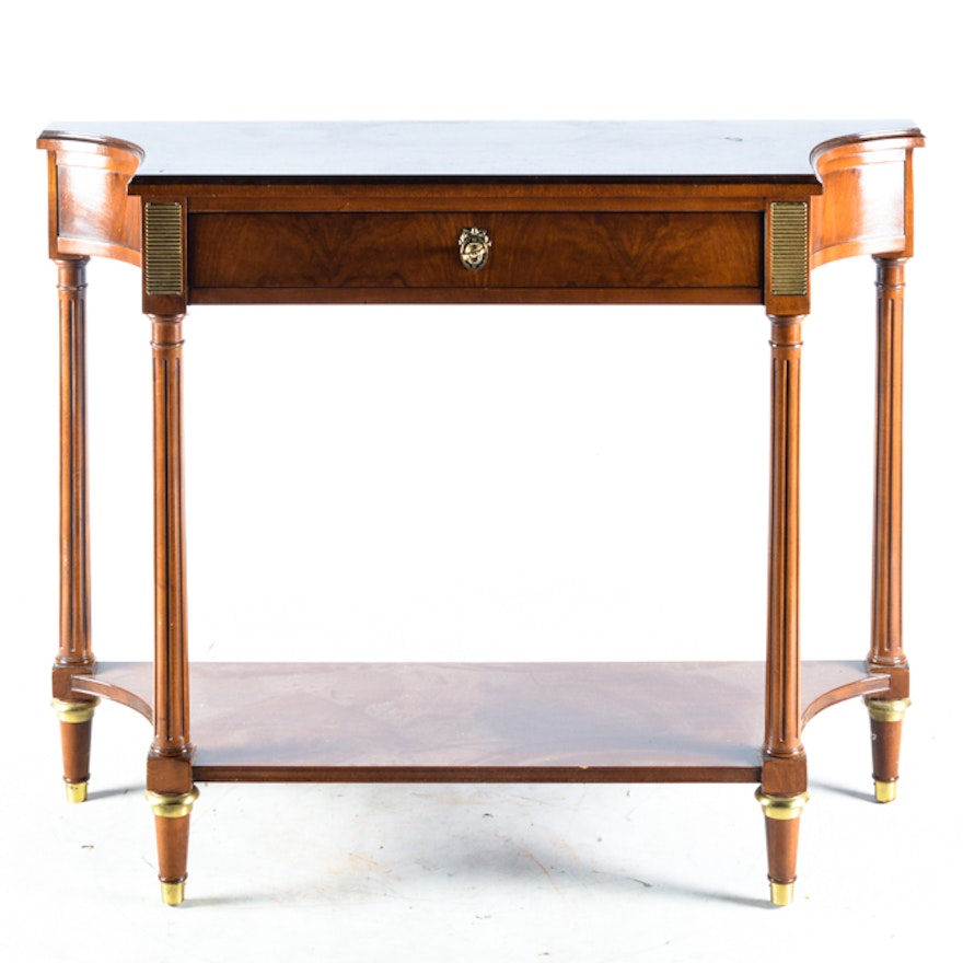 Vintage Federal Style Console Table by Baker Furniture