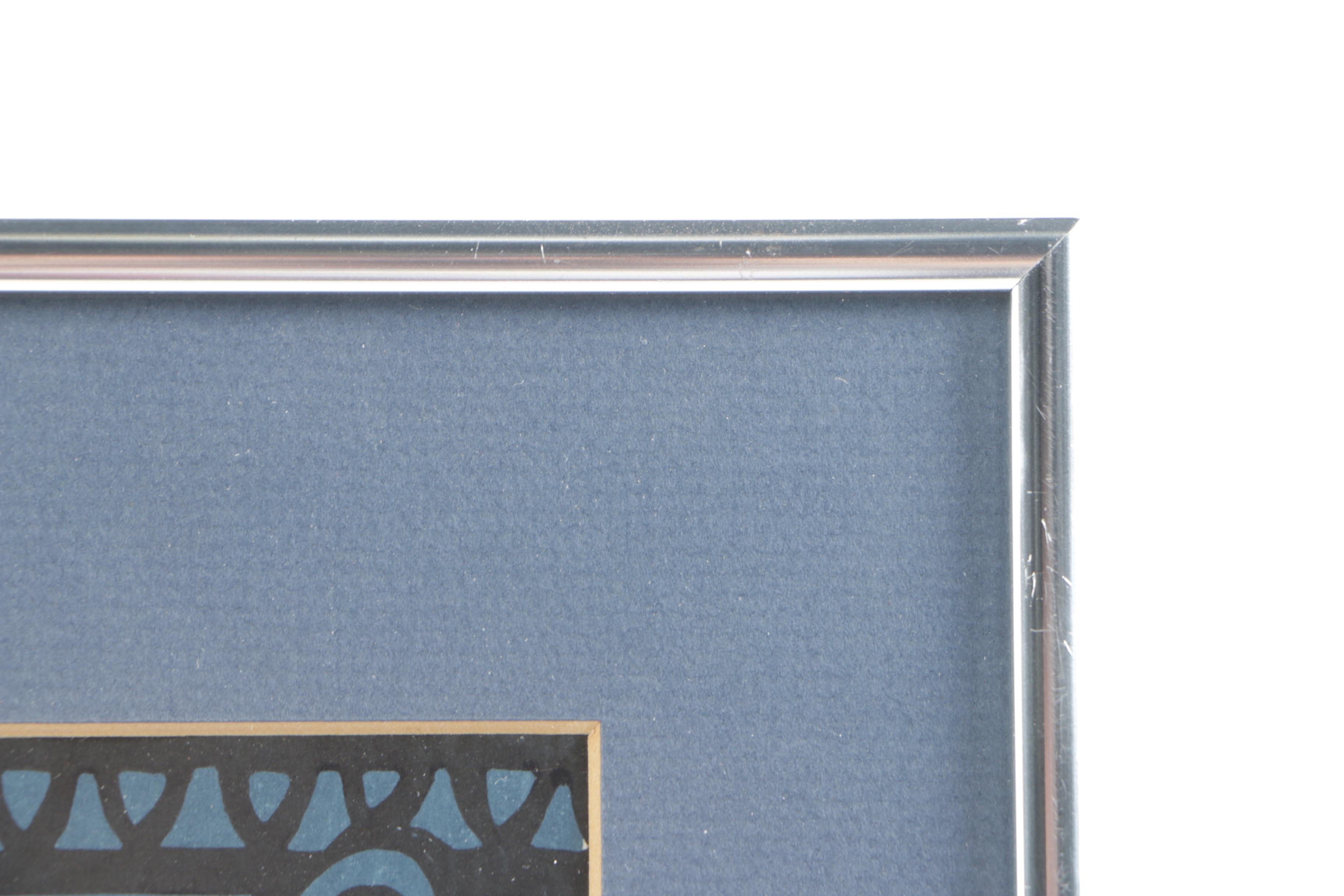 Katsuyuki Nishijima Limited Edition Woodblock on Paper of a Roof