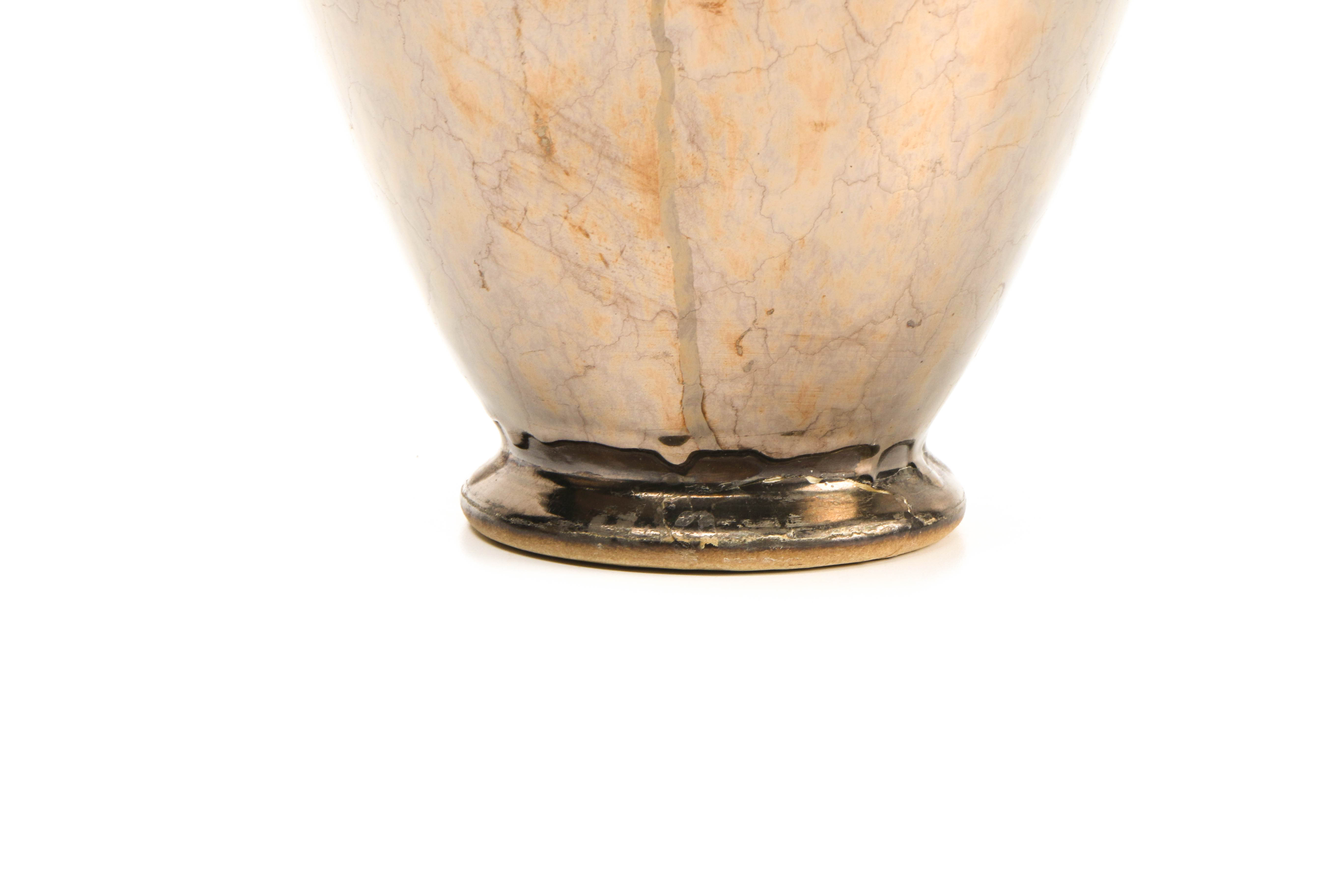 Copper Luster Ware Vase