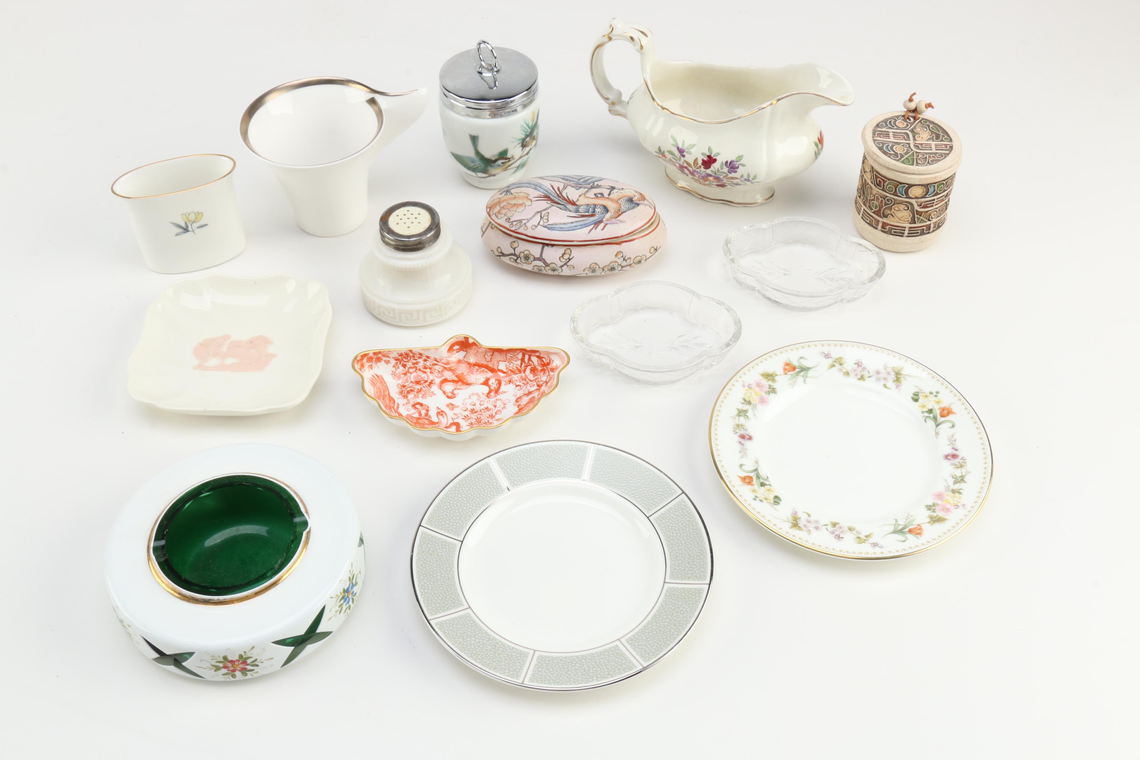 Collection of China and Porcelain Including Wedgwood and Royal Worcester