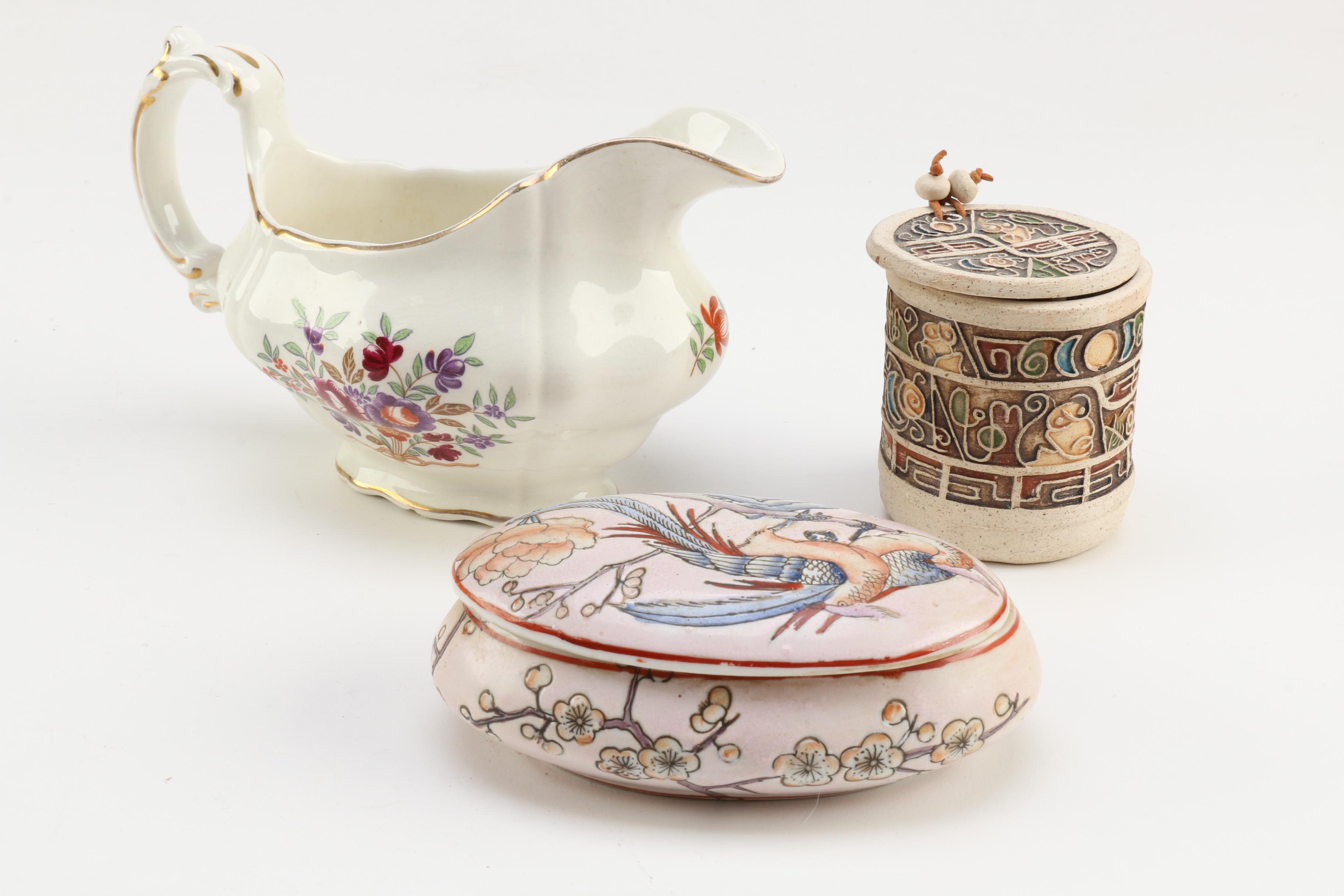 Collection of China and Porcelain Including Wedgwood and Royal Worcester