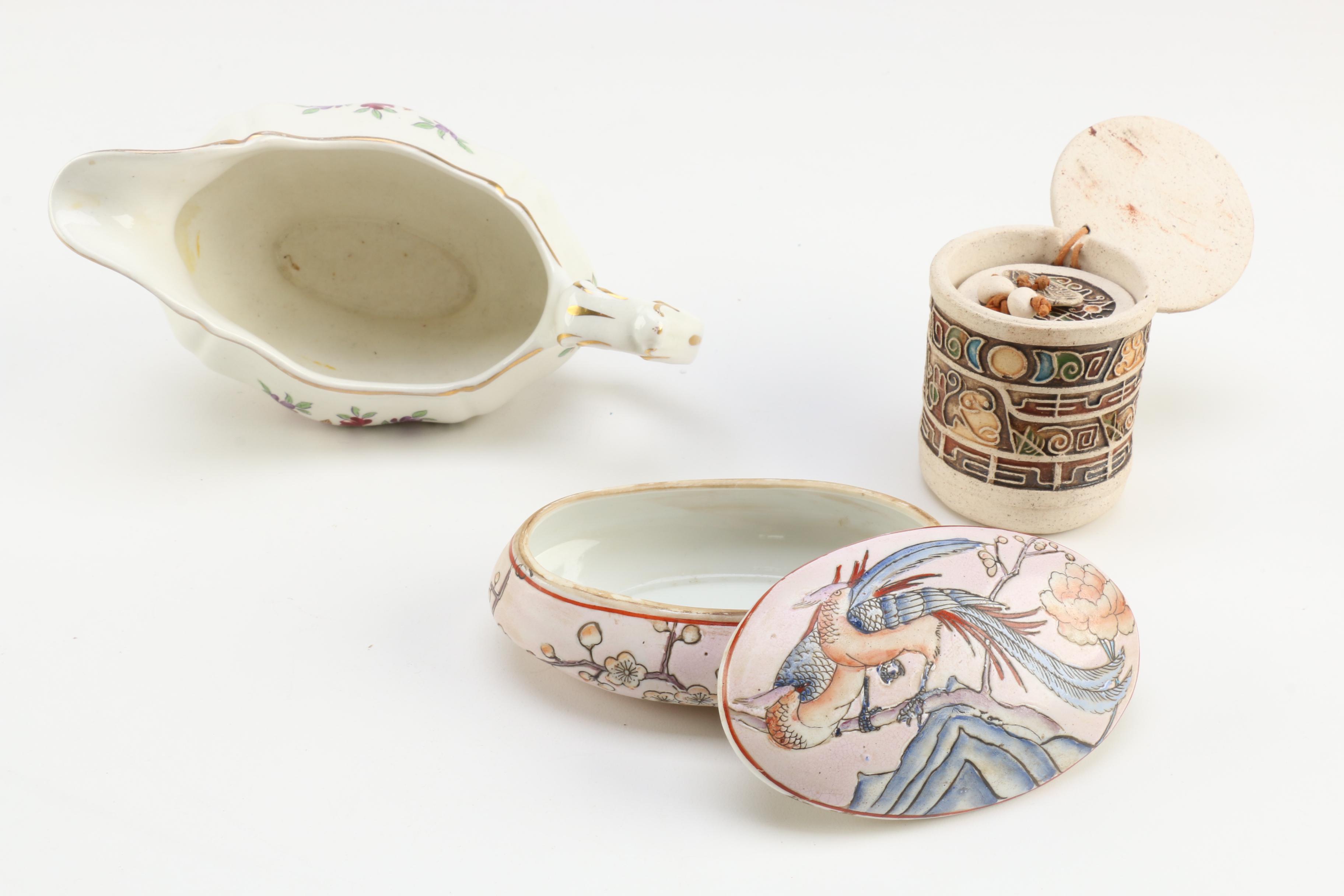 Collection of China and Porcelain Including Wedgwood and Royal Worcester