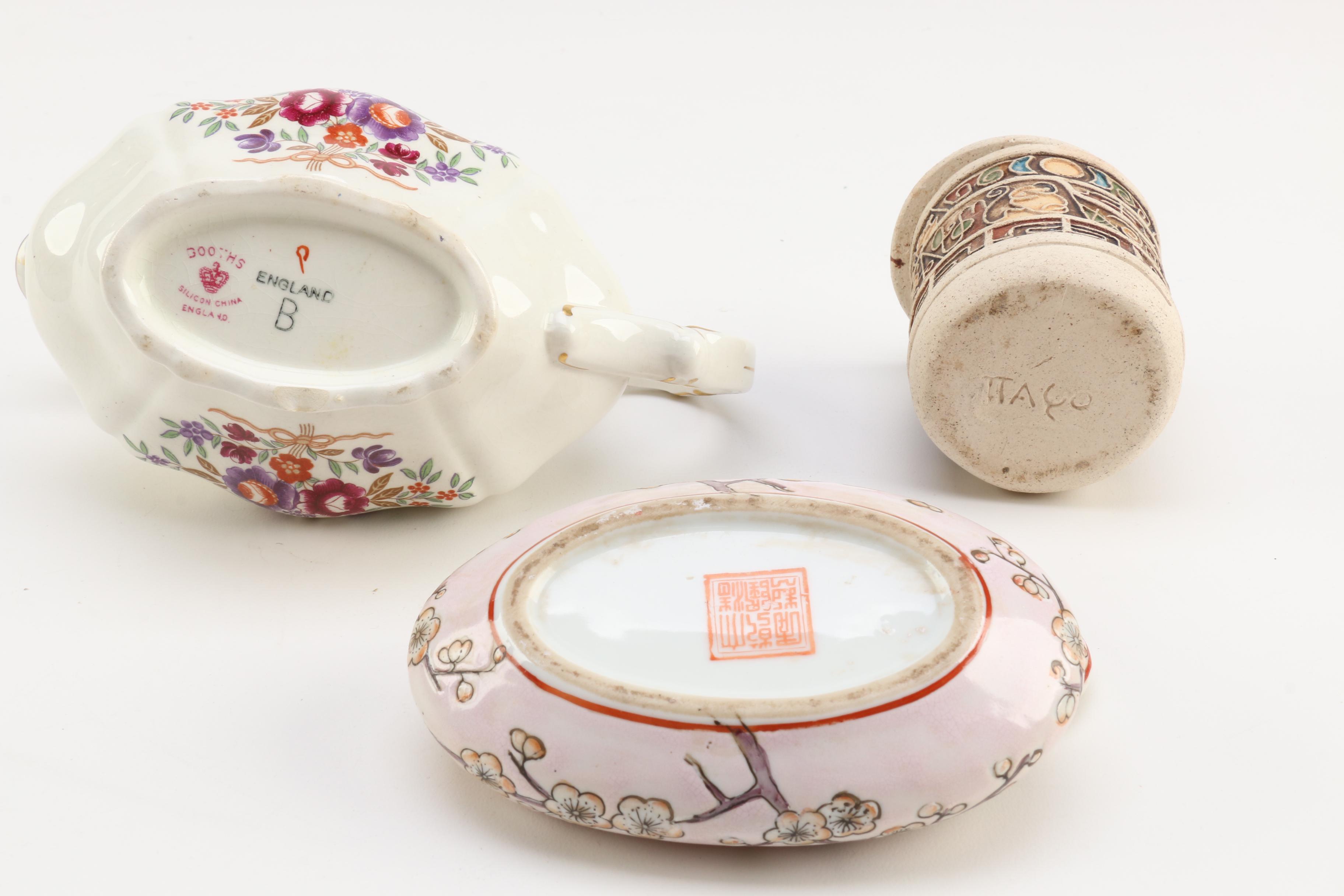 Collection of China and Porcelain Including Wedgwood and Royal Worcester