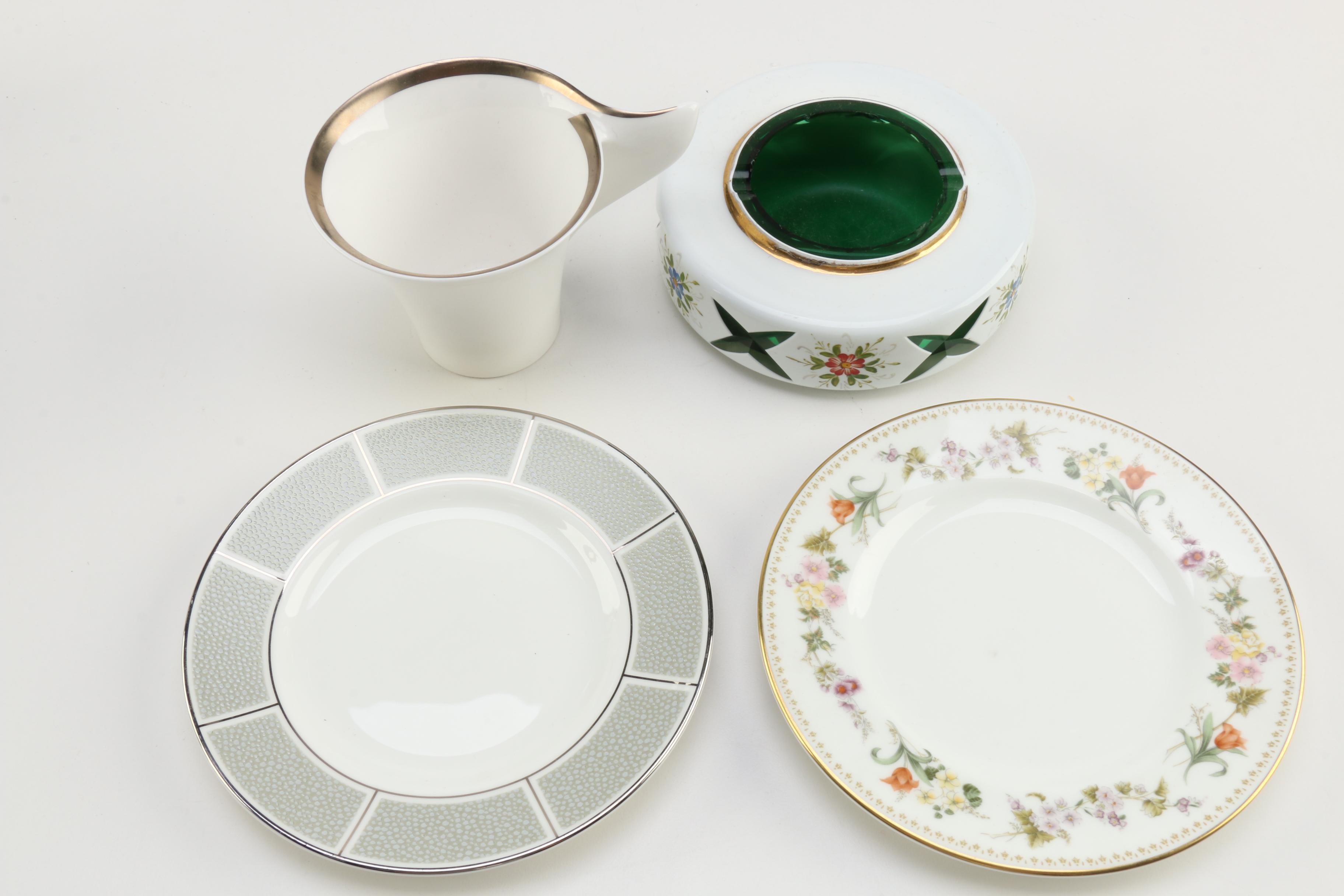 Collection of China and Porcelain Including Wedgwood and Royal Worcester