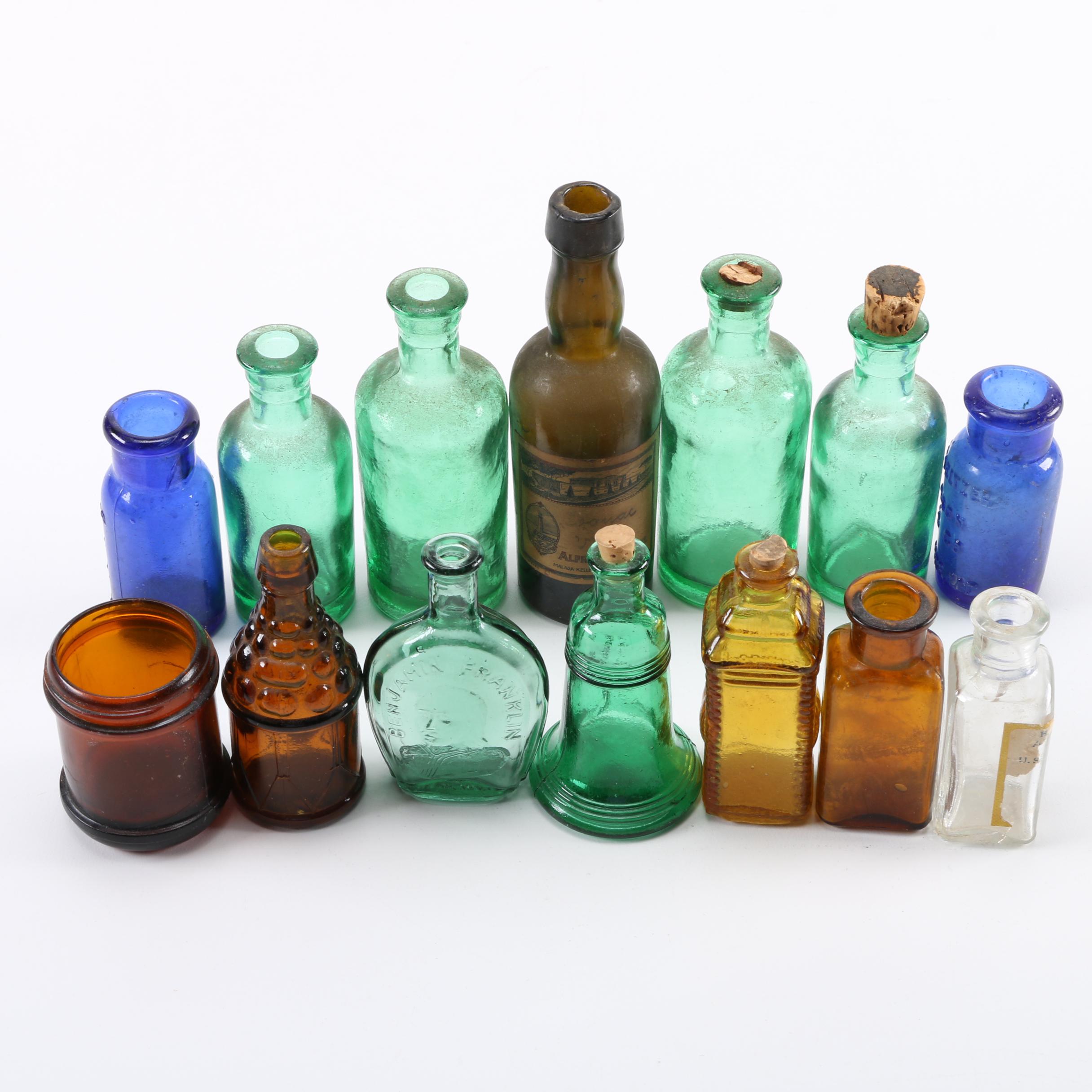 Colored Glass Bottles