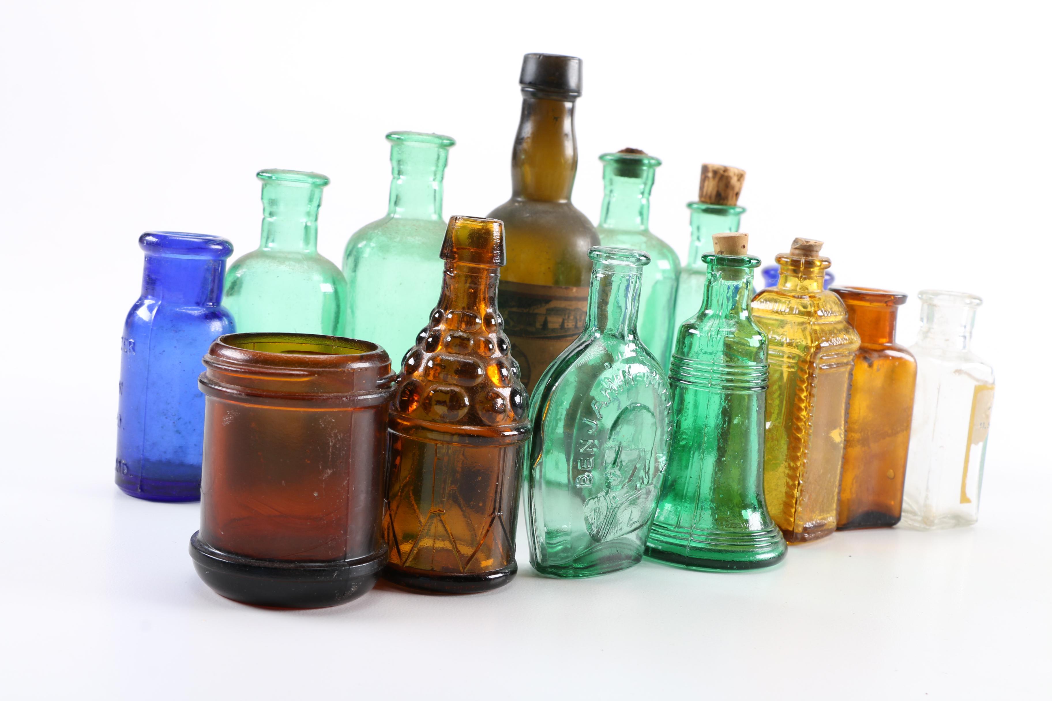 Colored Glass Bottles
