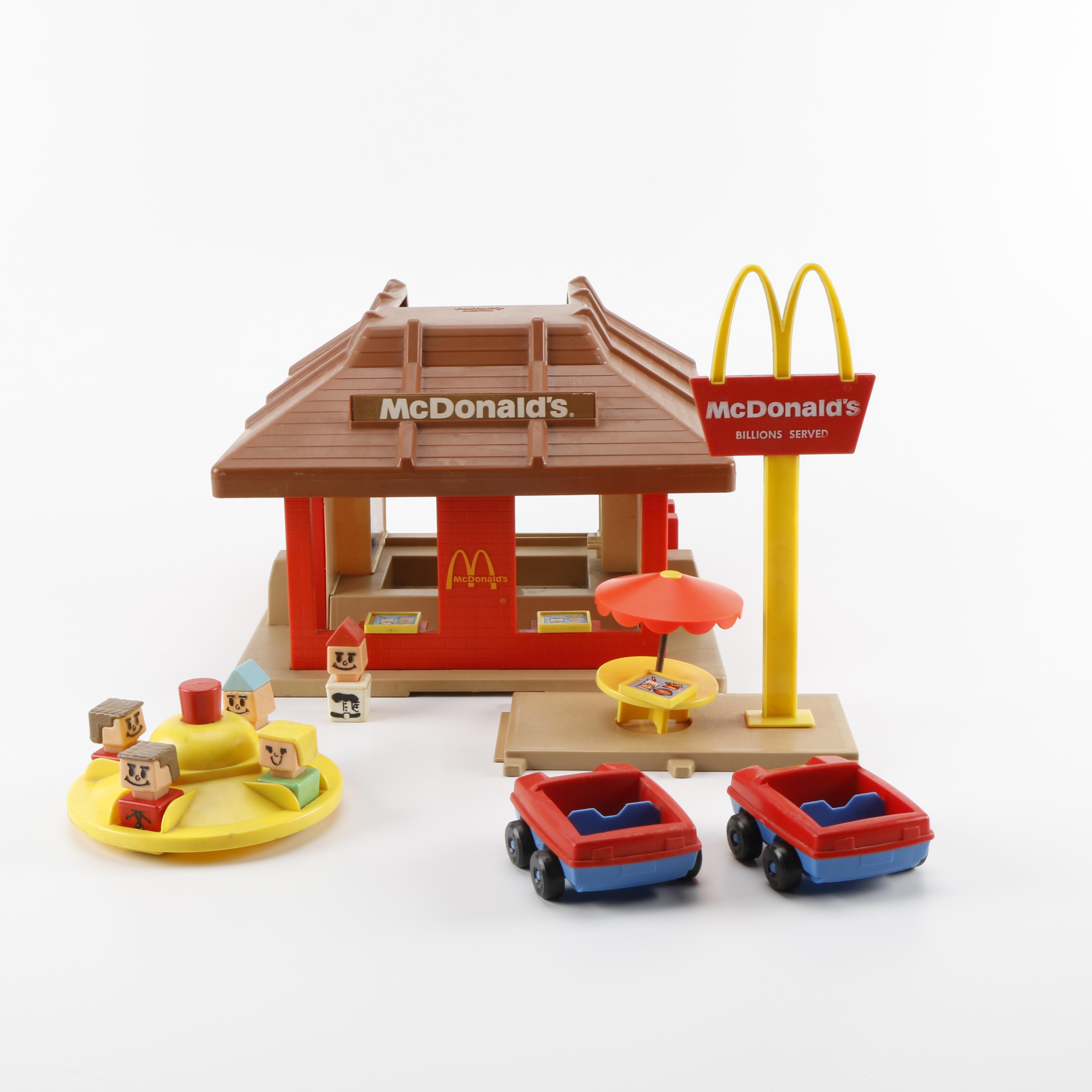 1974 Playskool McDonald's Playset