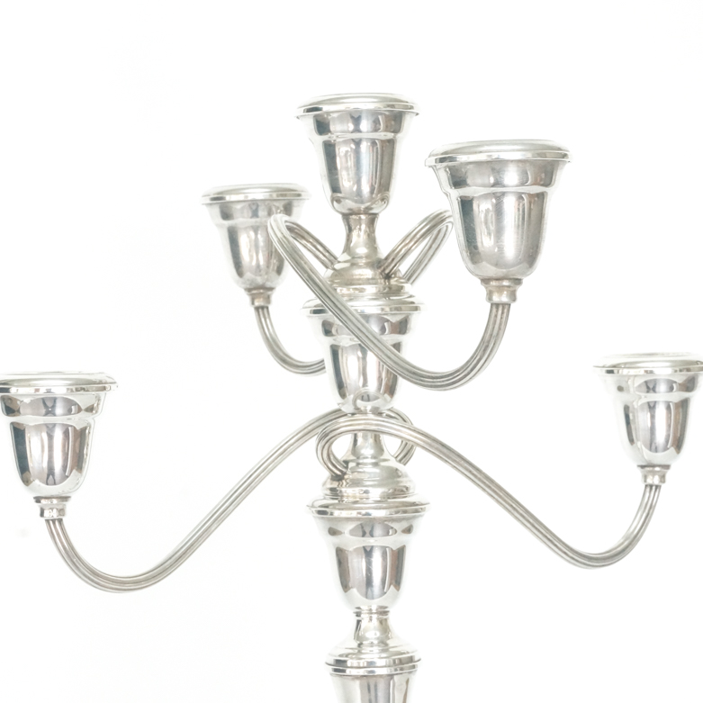 Pair of Gorham Silver Plated "Colonial" Candelabra