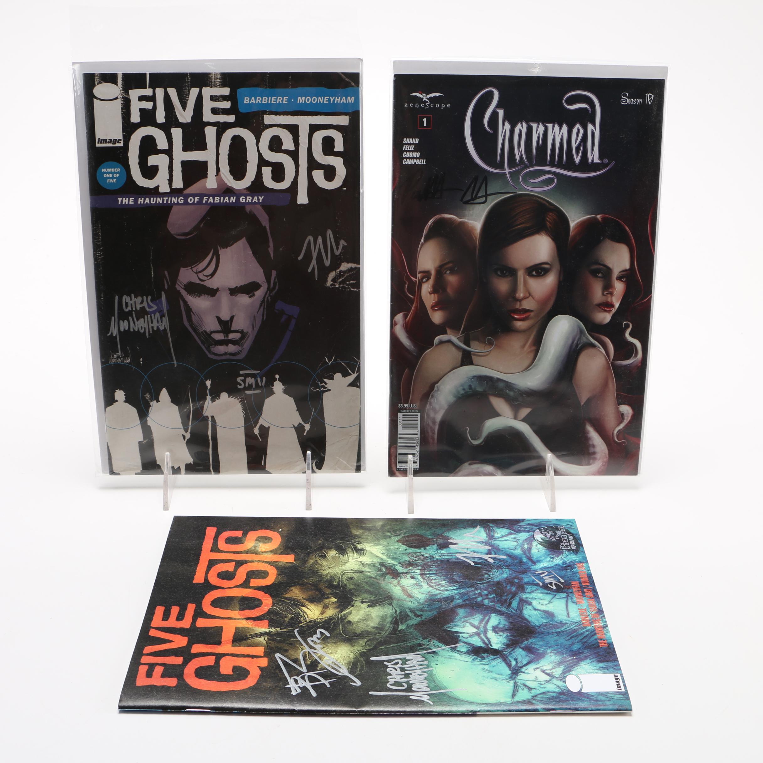 Signed Modern "Charmed" and "Five Ghosts" Comics