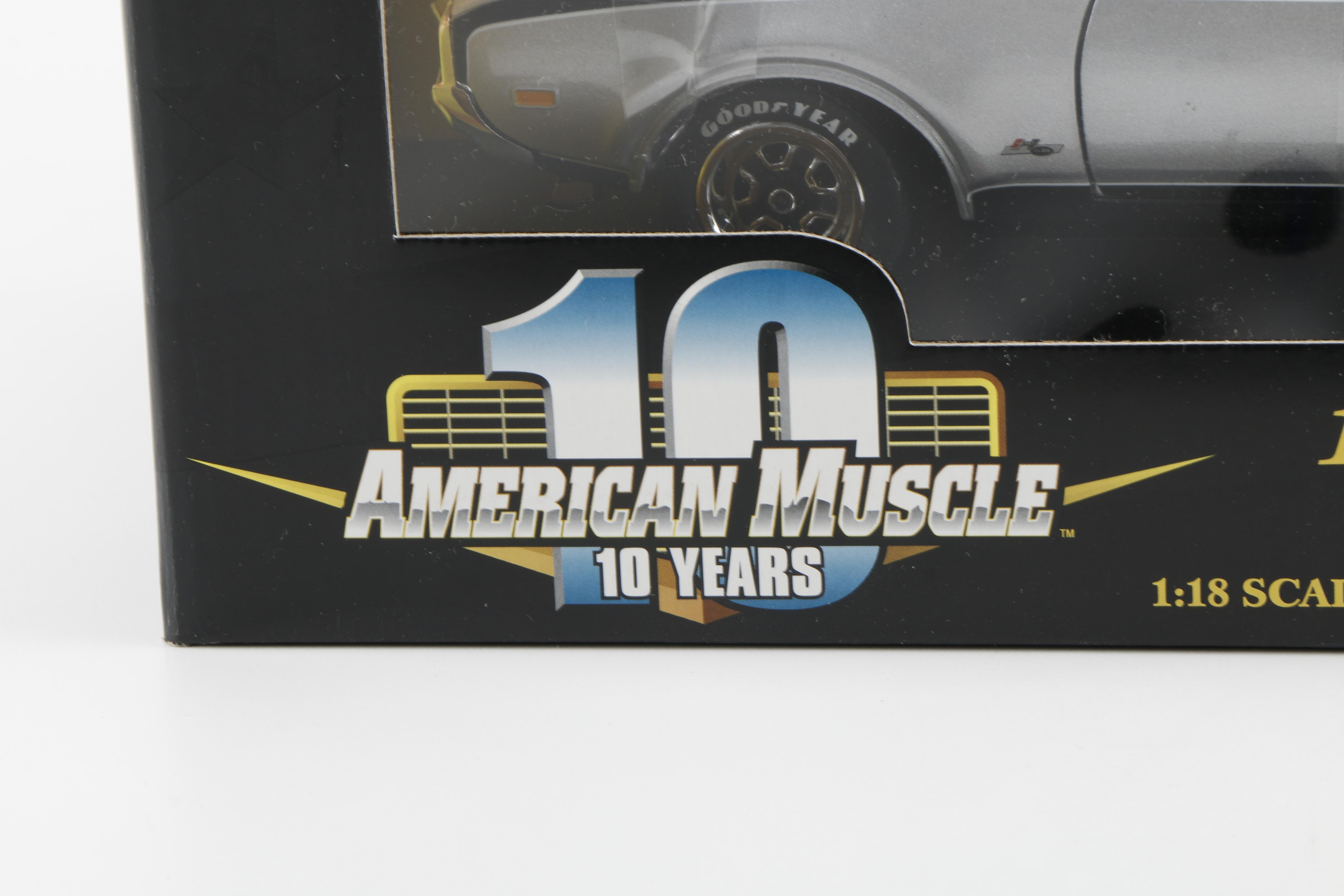 Three American Muscle Die-Cast Cars