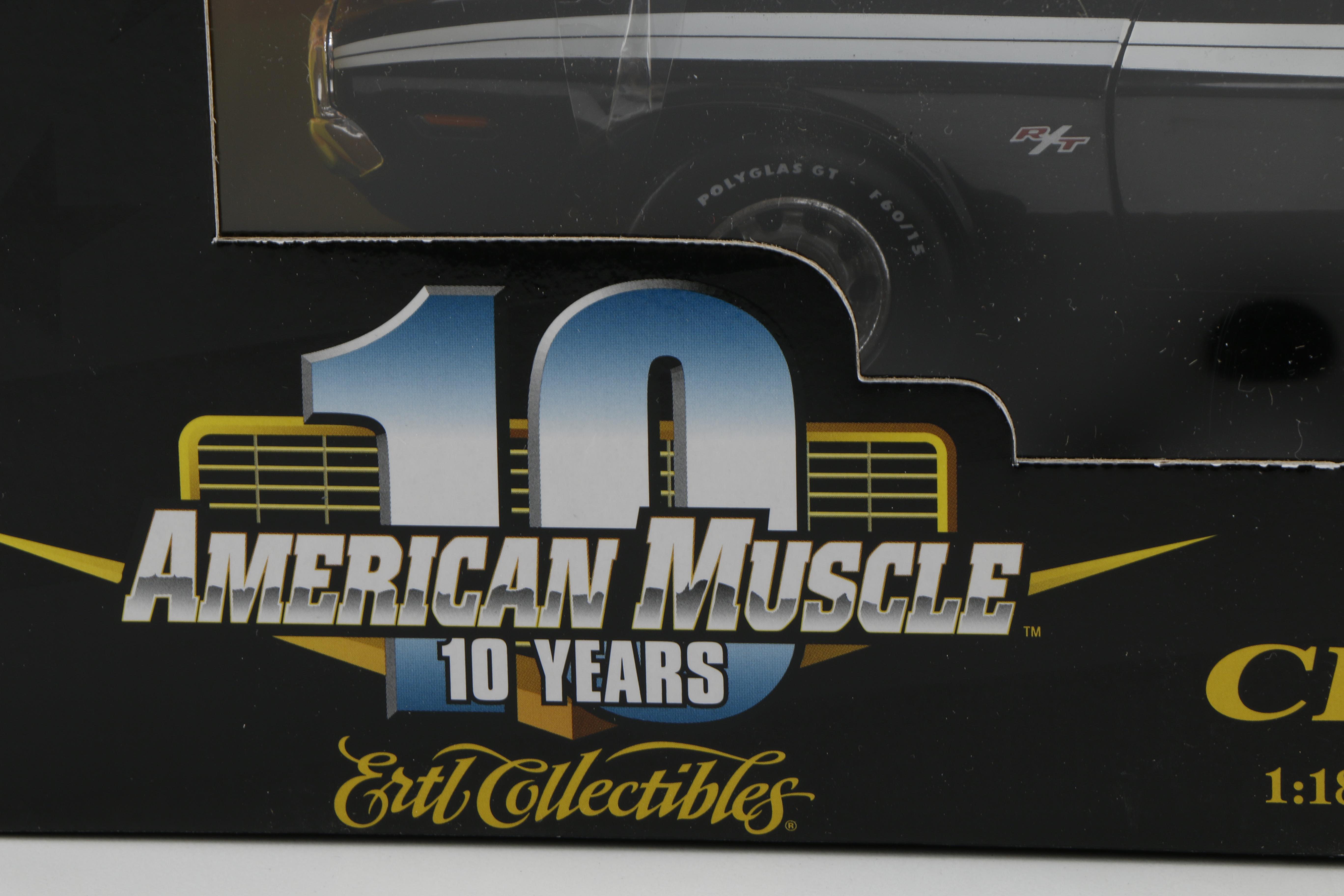 Three American Muscle Die-Cast Cars