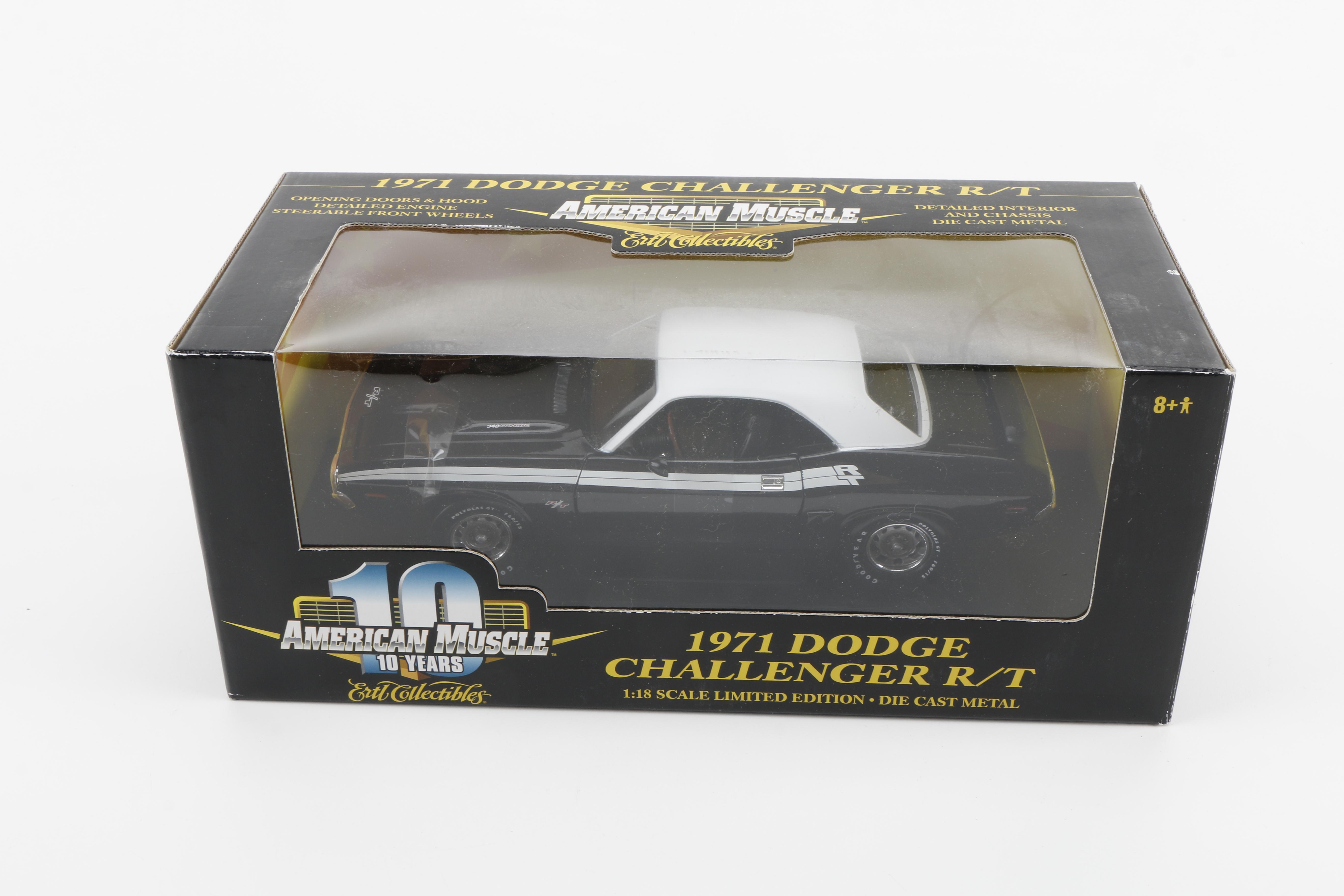 Three American Muscle Die-Cast Cars
