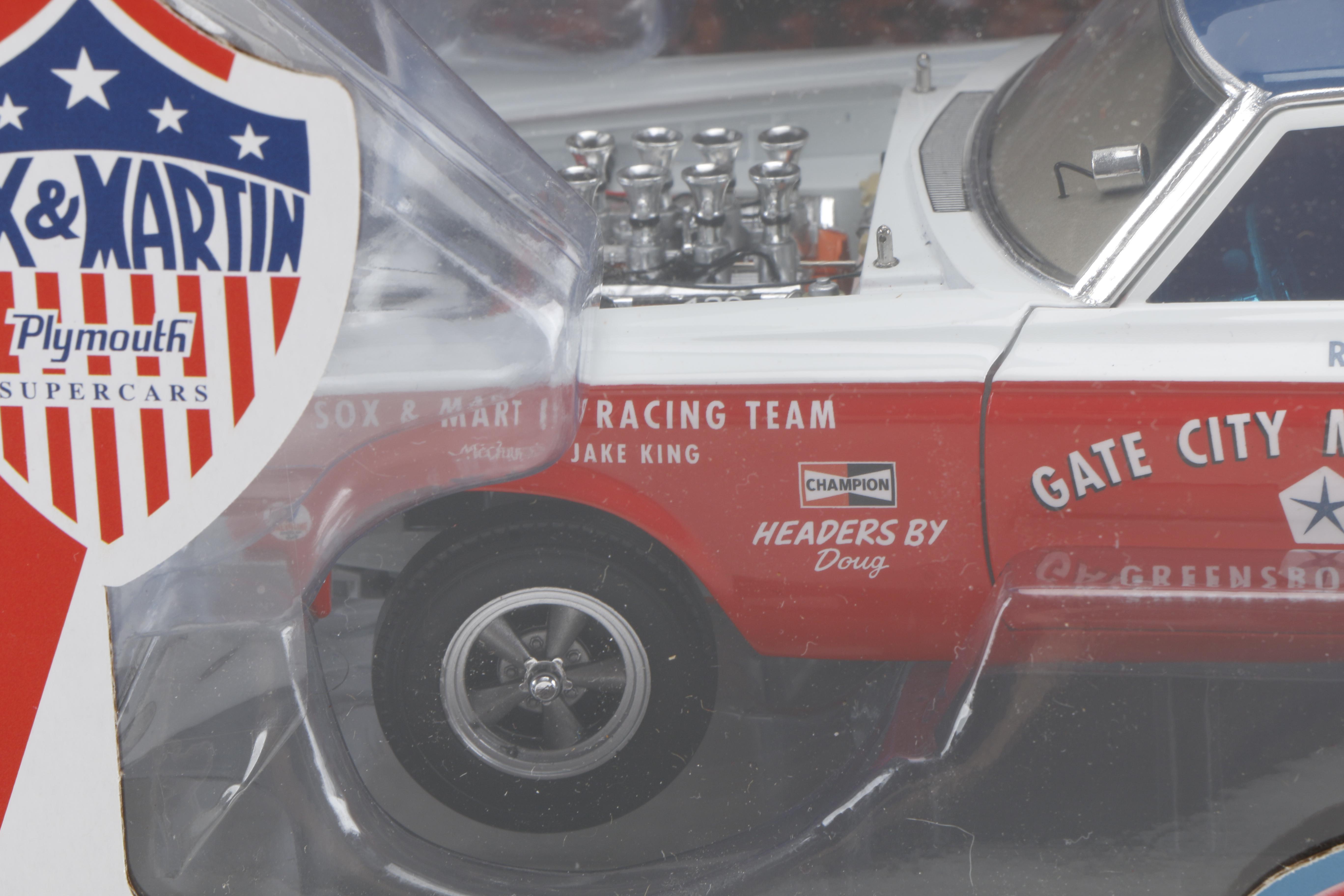 Sox & Martin 1960s Die-Cast Drag Racing Cars