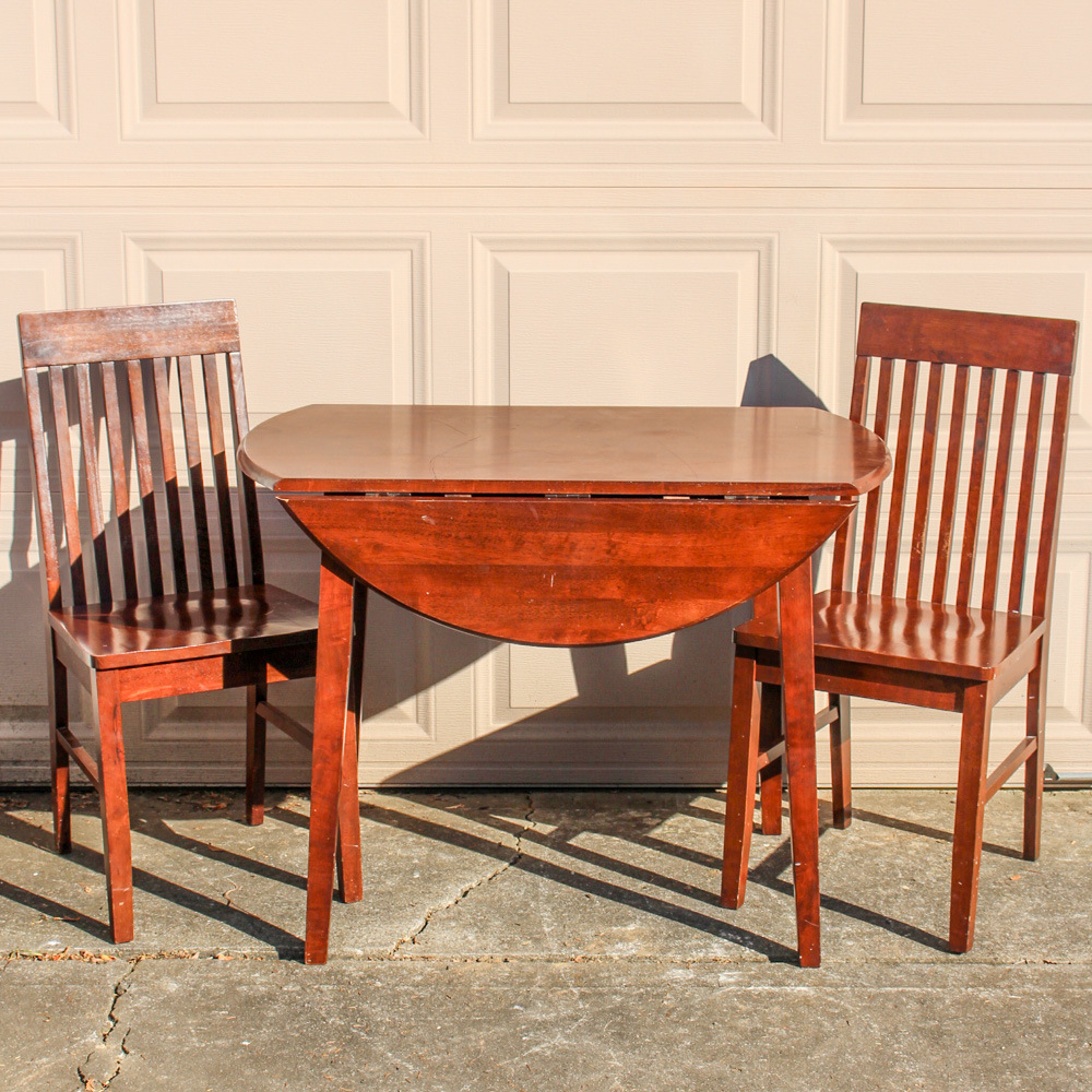 Mission Style Wood Table and Chairs