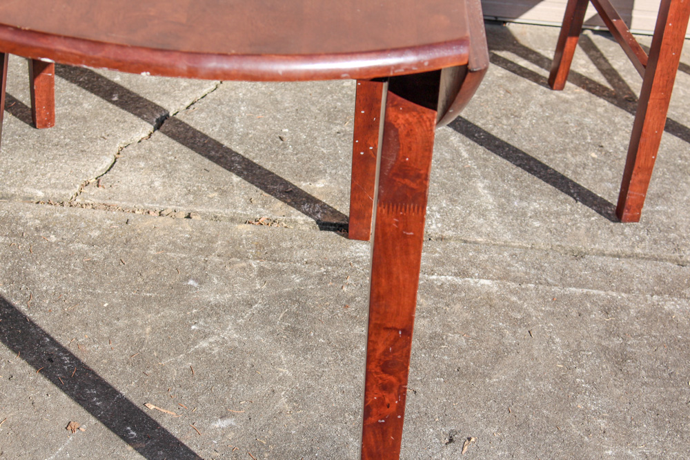 Mission Style Wood Table and Chairs
