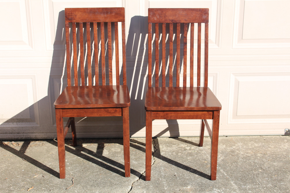 Mission Style Wood Table and Chairs