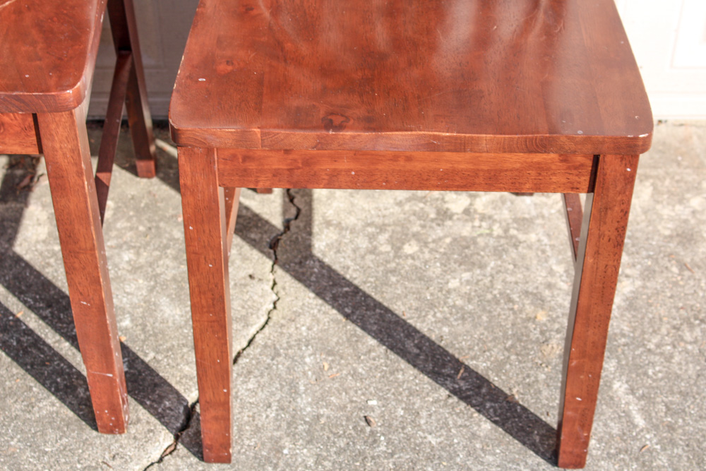 Mission Style Wood Table and Chairs