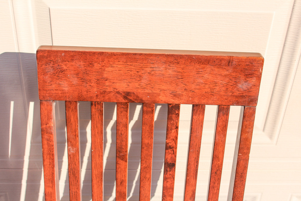 Mission Style Wood Table and Chairs