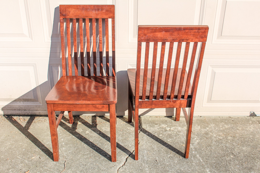 Mission Style Wood Table and Chairs