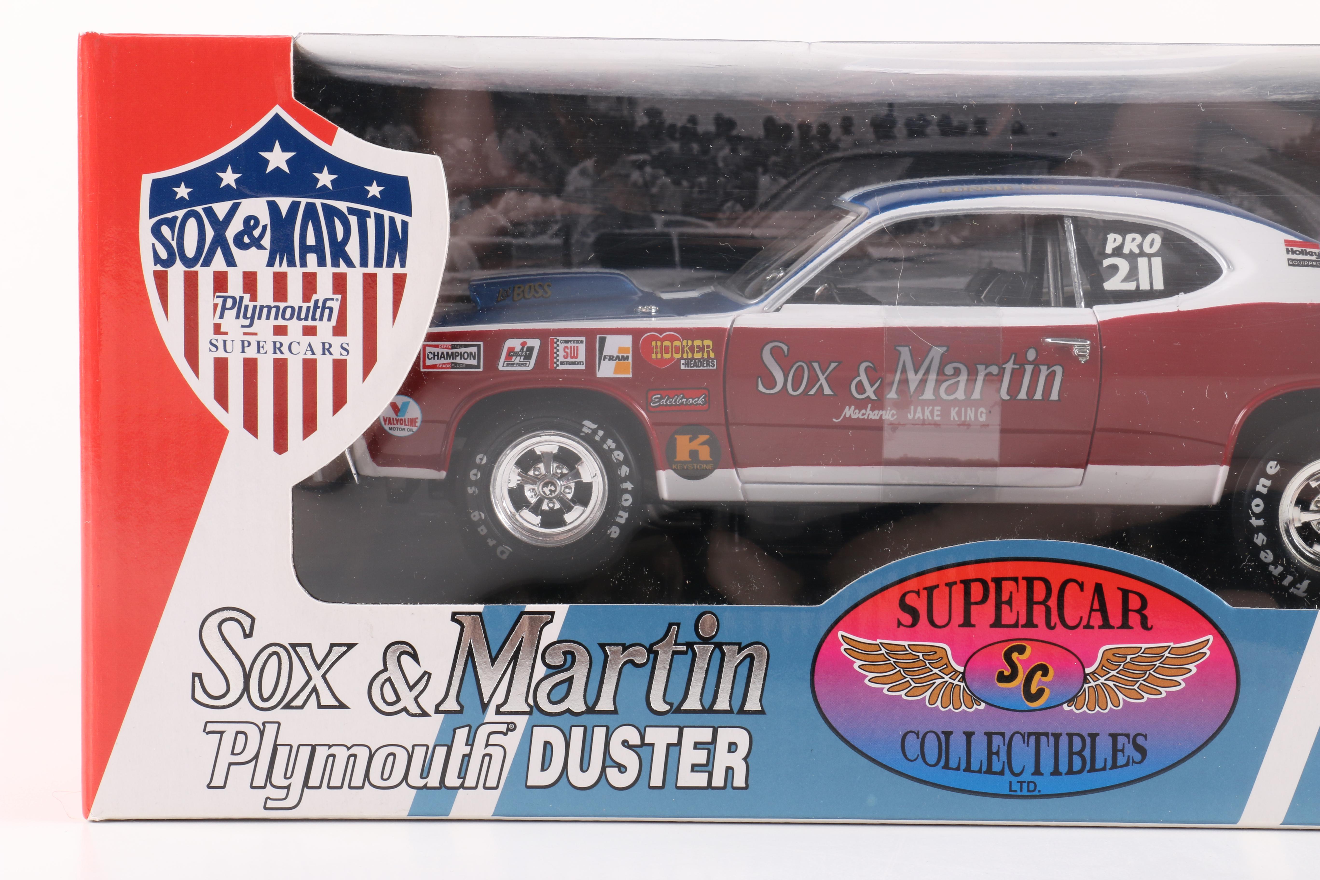 Ertl Collectibles Sox & Martin Die-Cast 1:18 Scale Replica Cars
