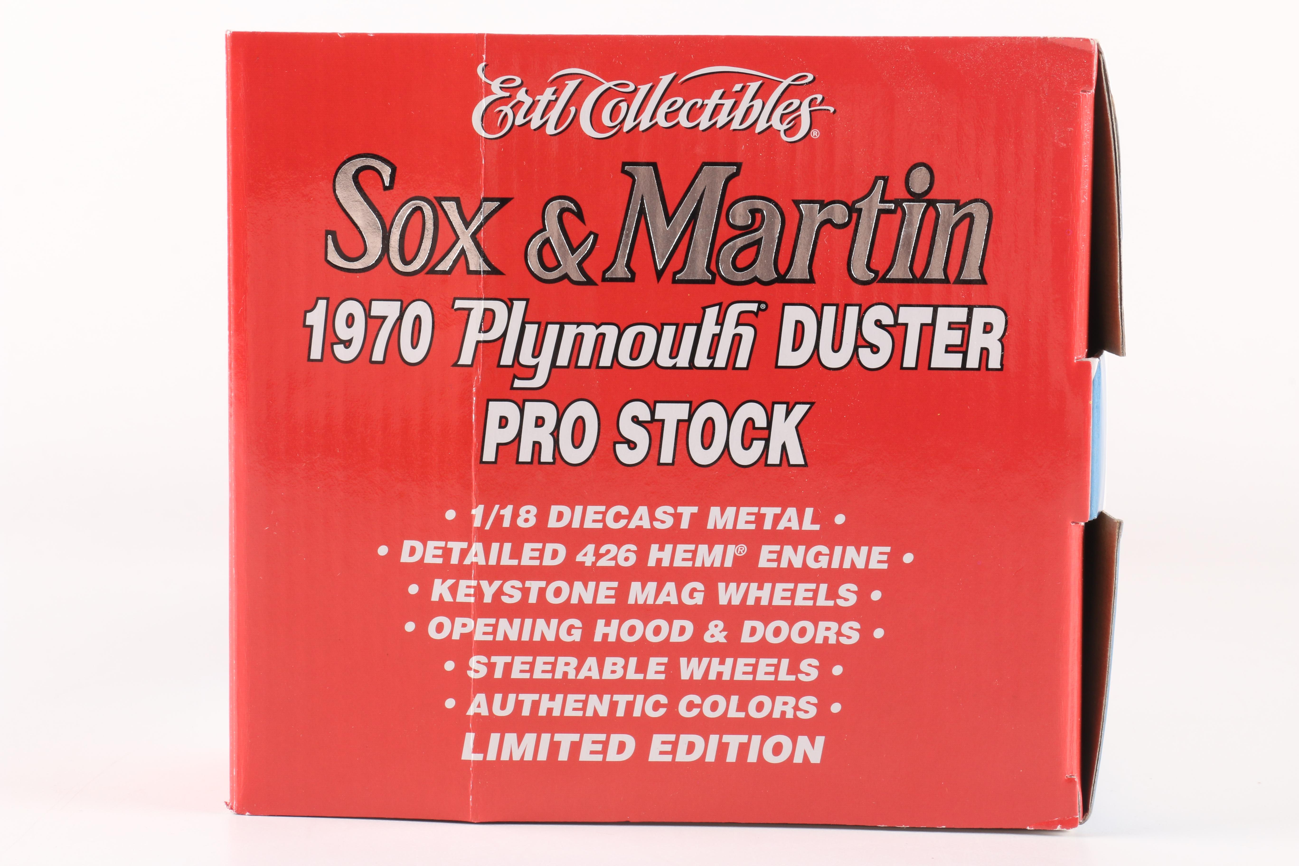 Ertl Collectibles Sox & Martin Die-Cast 1:18 Scale Replica Cars
