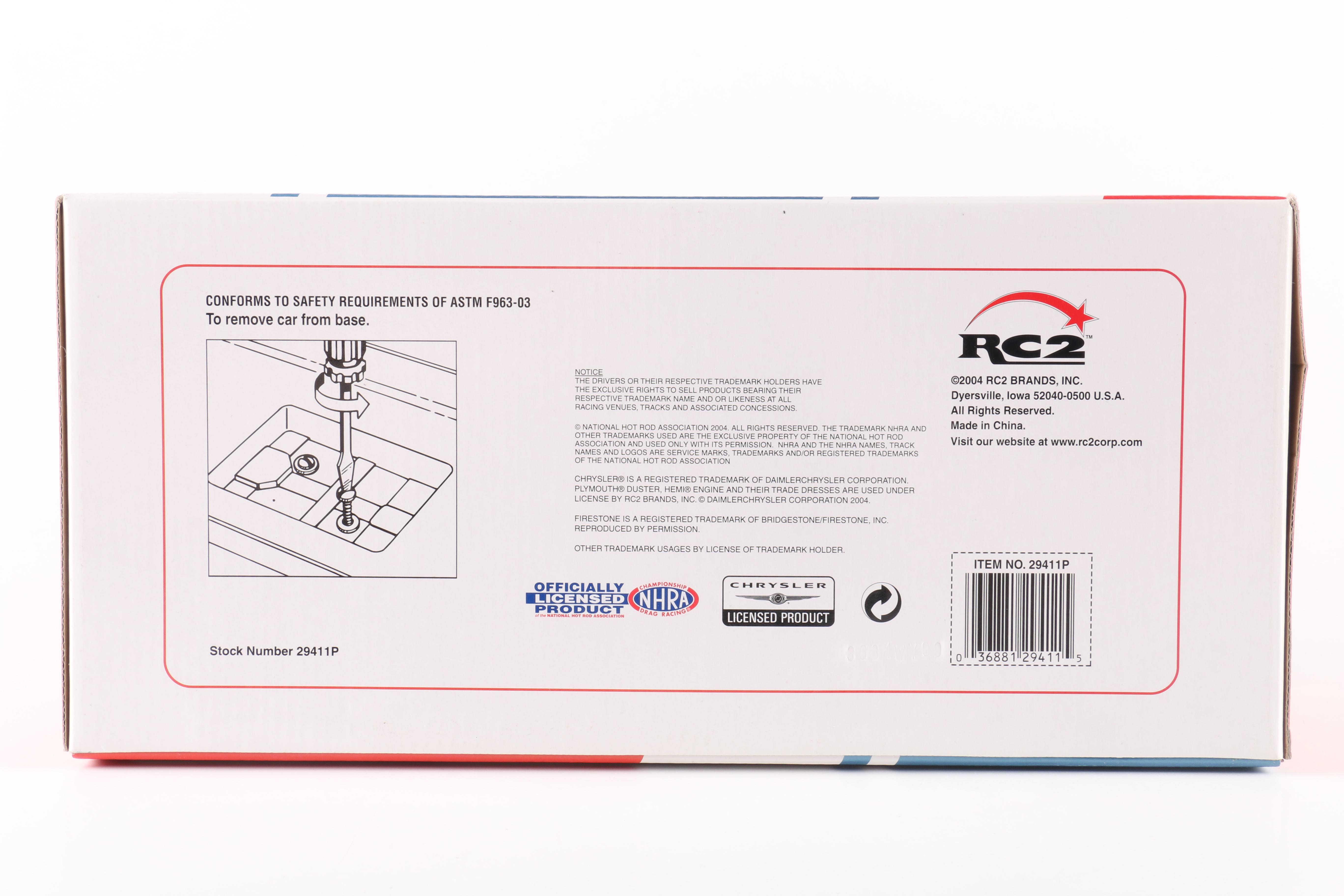 Ertl Collectibles Sox & Martin Die-Cast 1:18 Scale Replica Cars