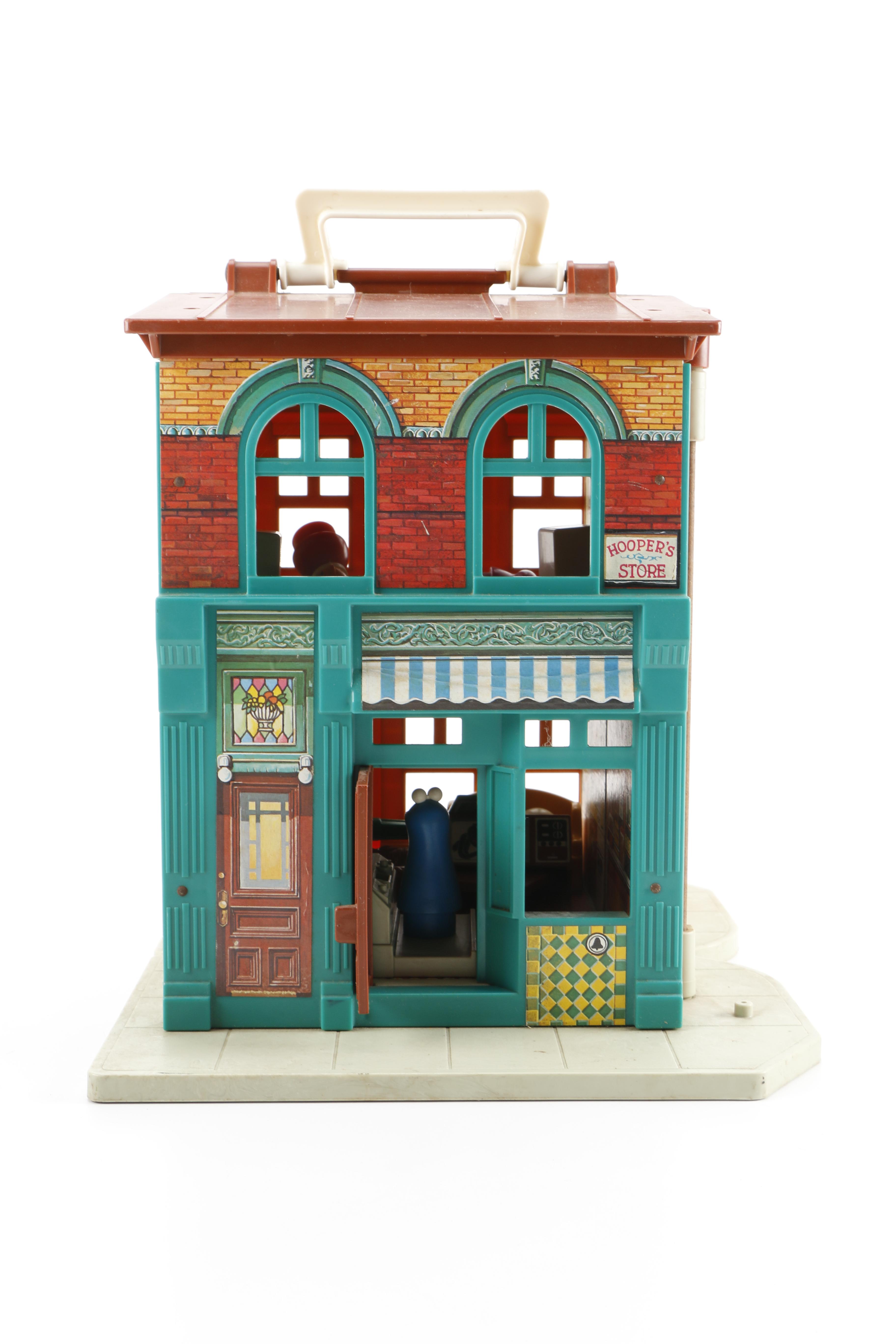 1975 Fisher-Price "Sesame Street" Playset and Assorted Toys