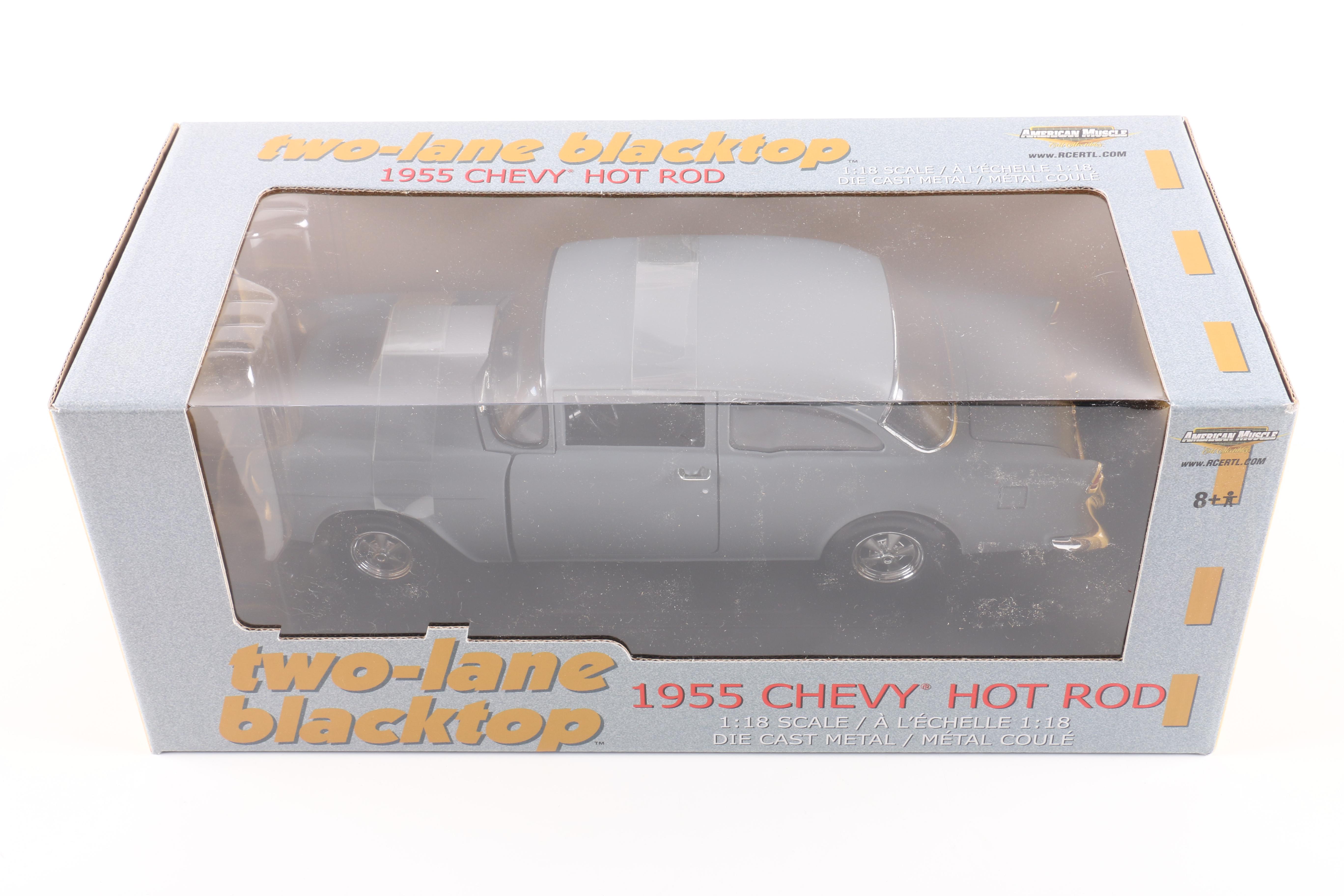 1:18 Scale 1955 Chevrolet Hot Rod and 1962 Bel Air Die Cast Cars