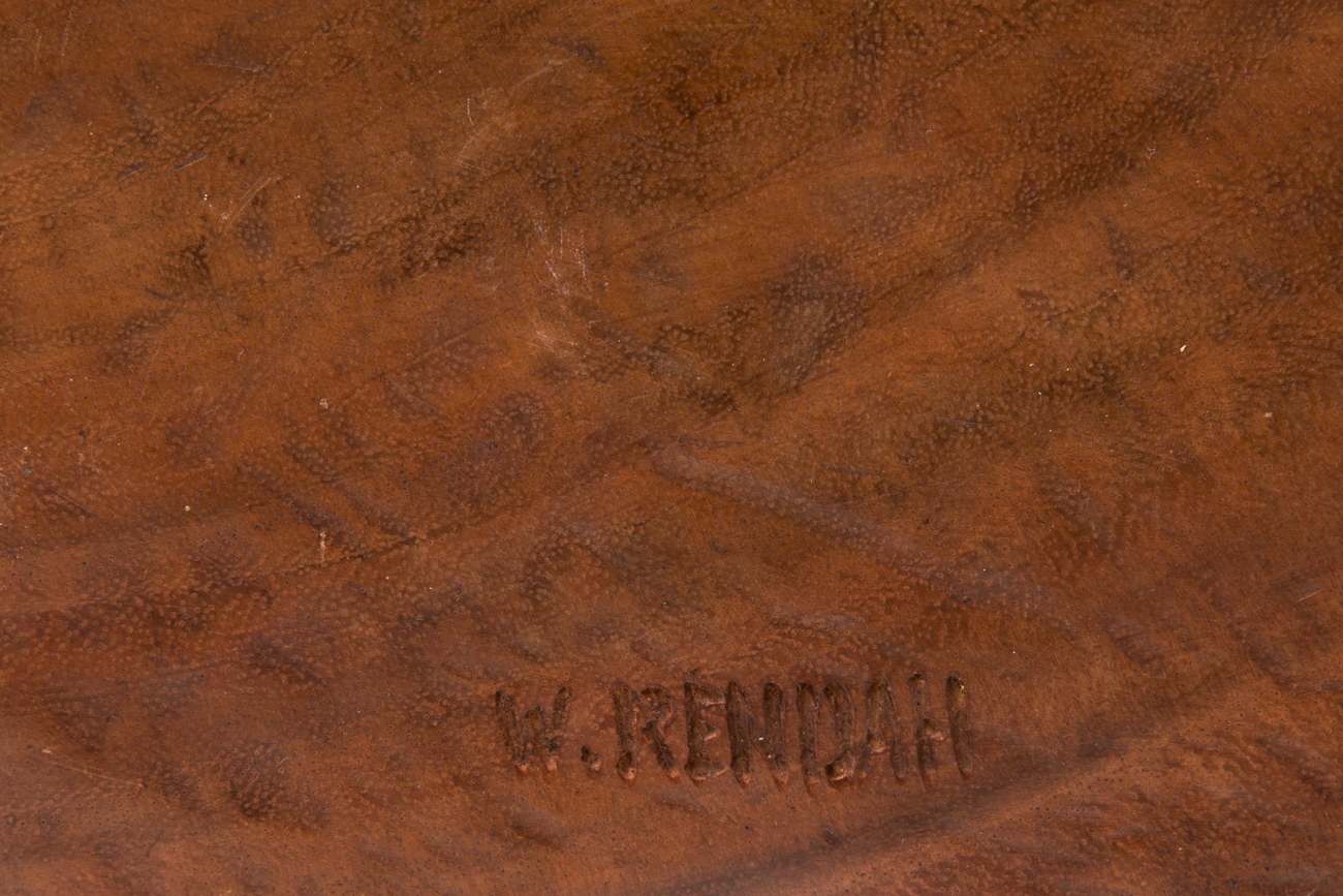Hand Carved Sculpture Of Seated Female By Wayan Rendah