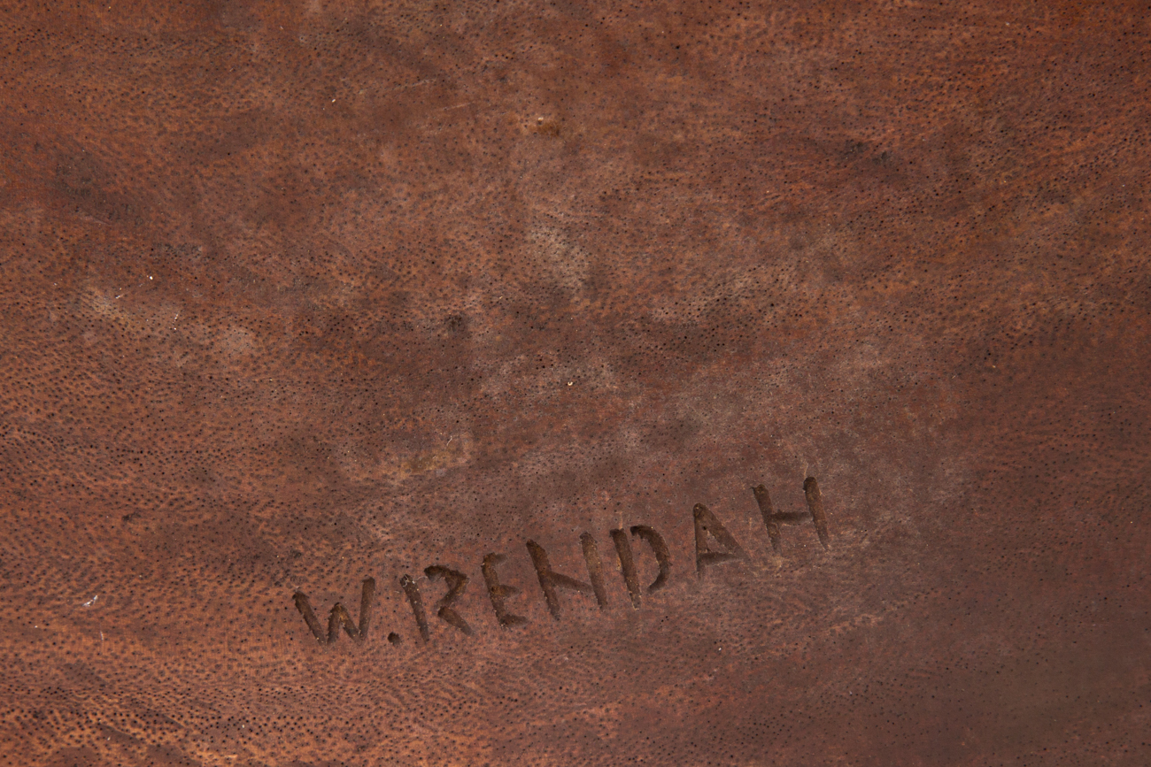 Wayan Rendah Hand Carved Wooden Sculpture Of Seated Female