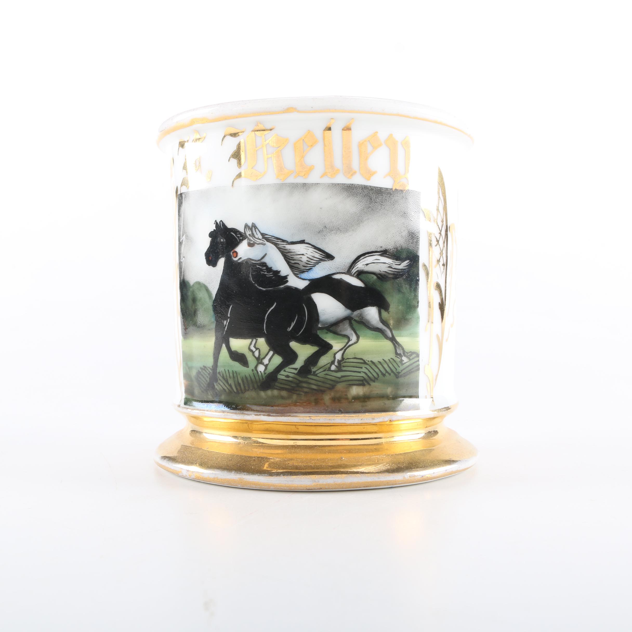 19th Century Shaving Mugs