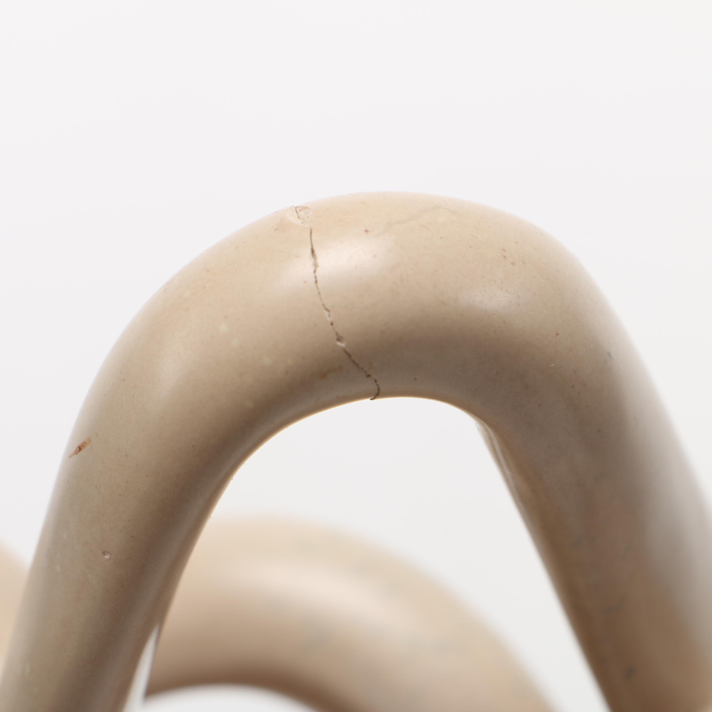 Abstract Ceramic Sculpture and Earthenware Vessel