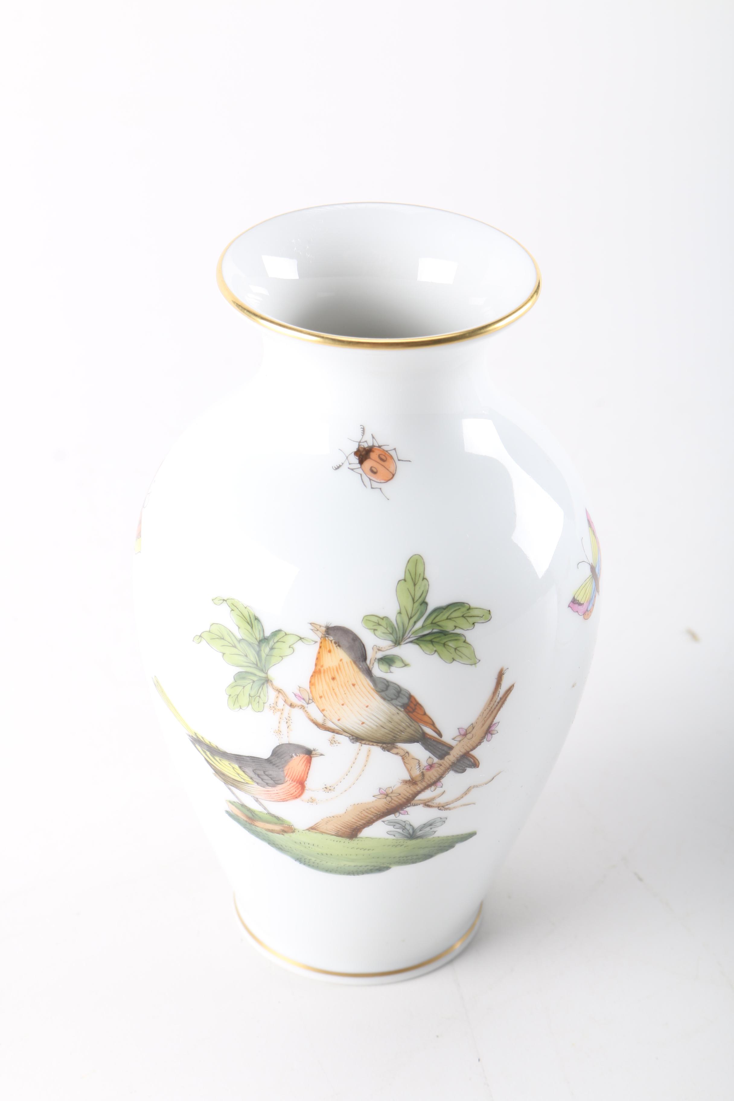 Hand-Painted Herend "Rothschild's Bird" Pieces