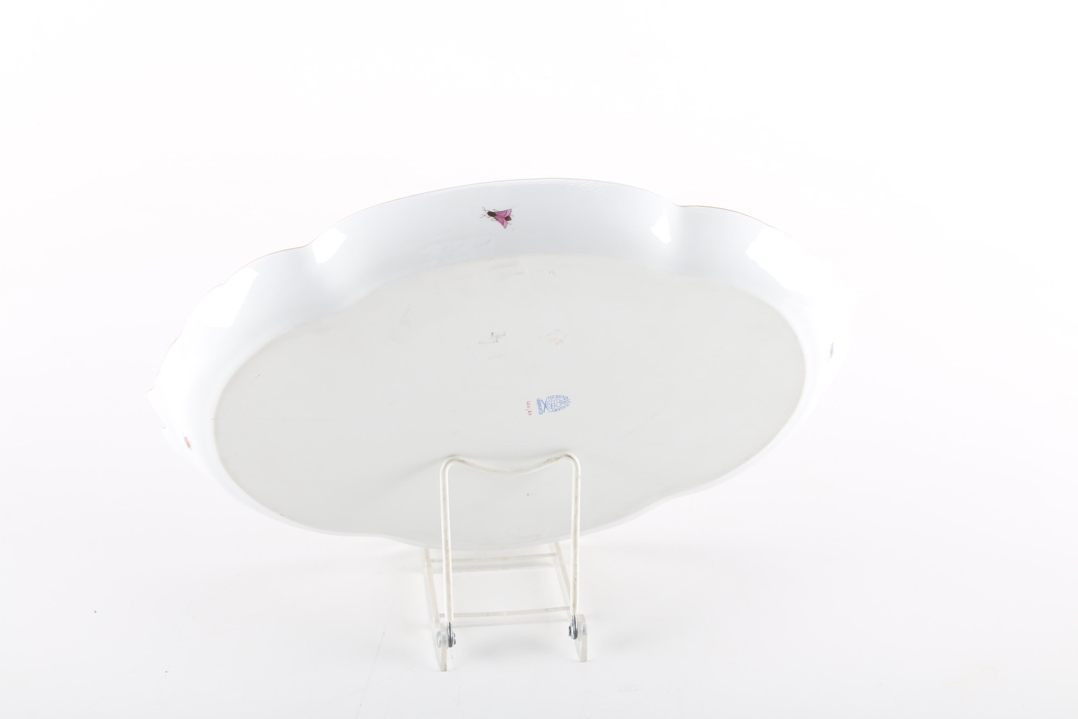 Herend "Rothschild Bird" Serving Tray