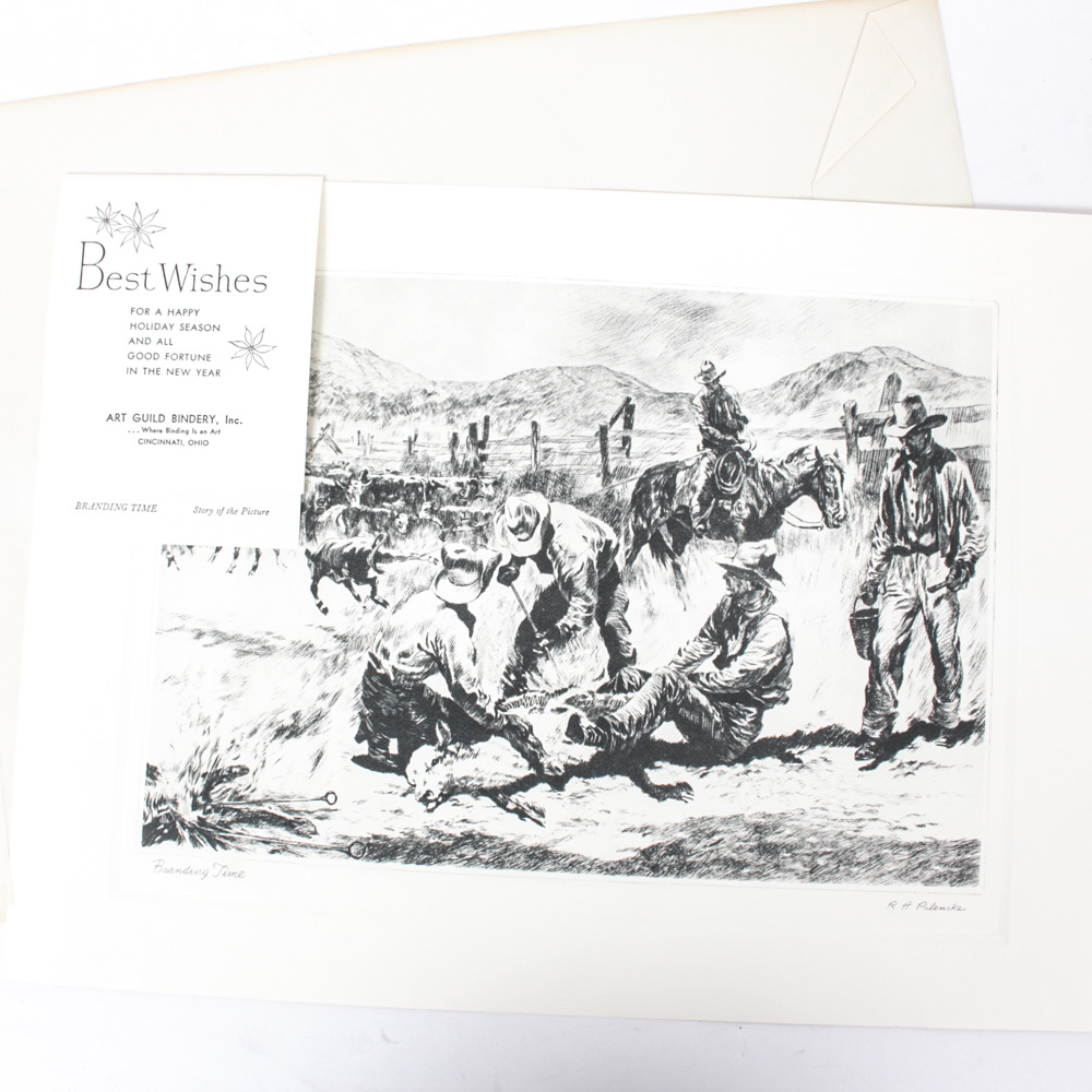 R.H Palenske "Branding Time" Talio-Crome Print