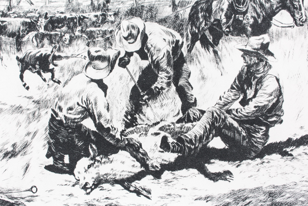 R.H Palenske "Branding Time" Talio-Crome Print