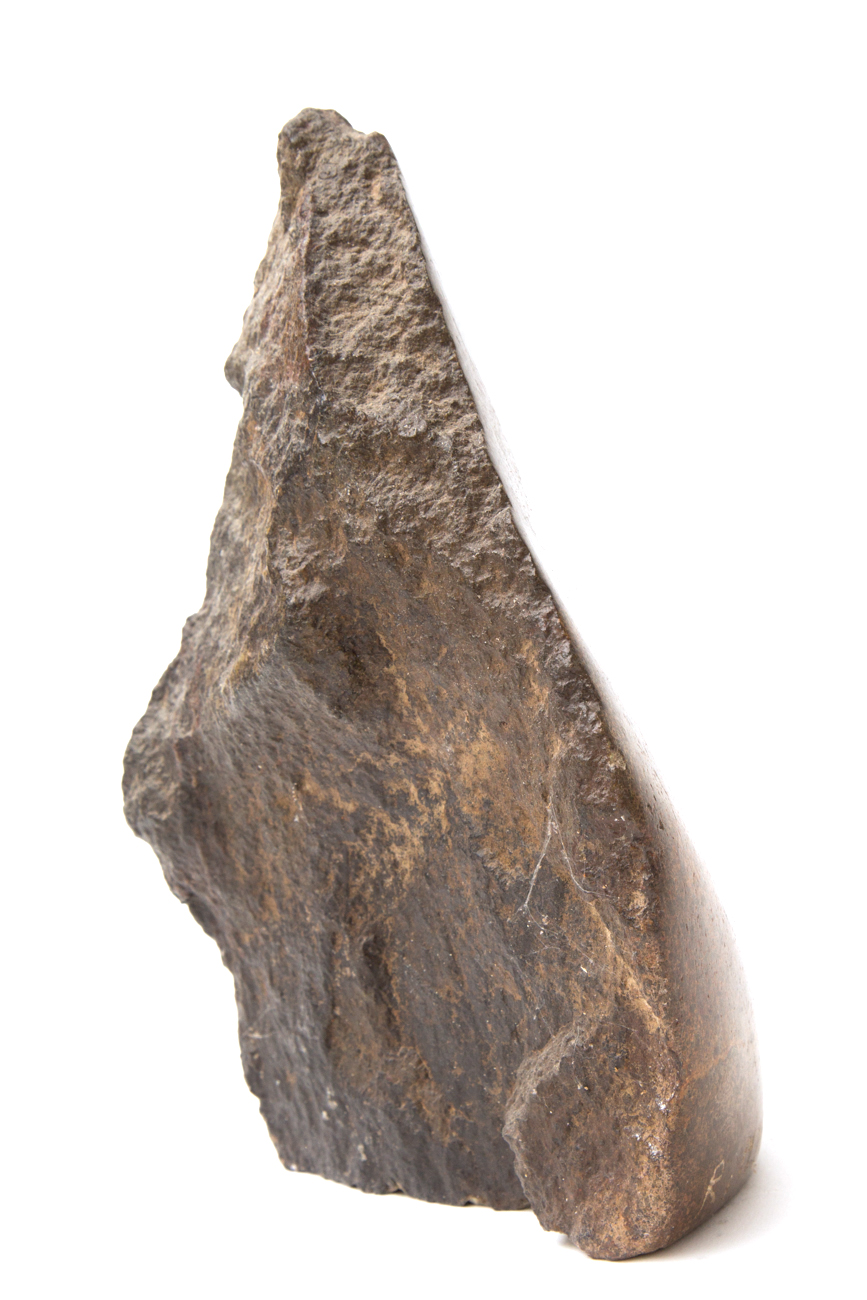 Abstract Modernist Style Serpentine Sculpture by Richard Mteki