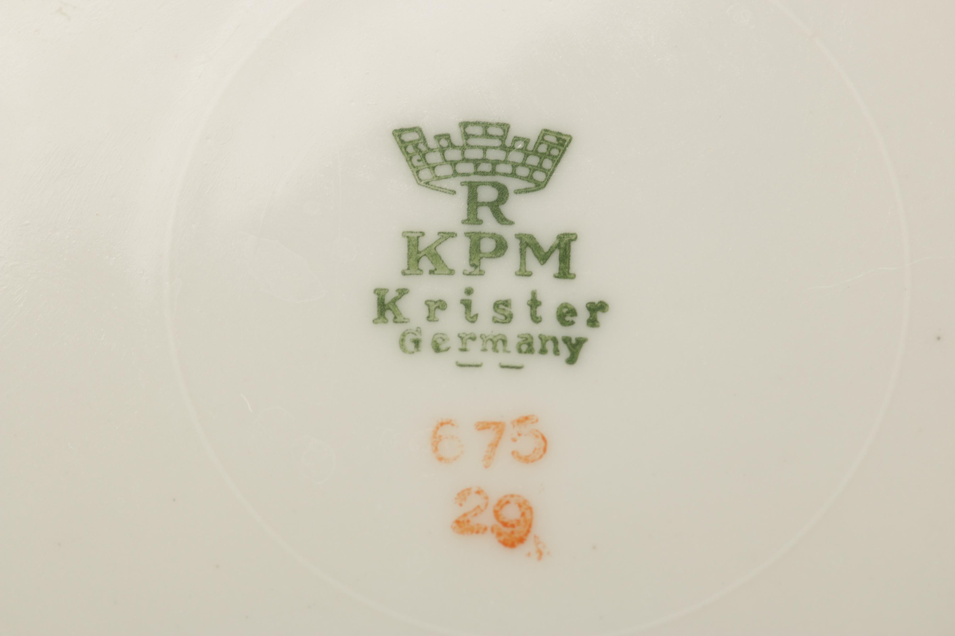 Krister Porzellan Manufaktur Dishes
