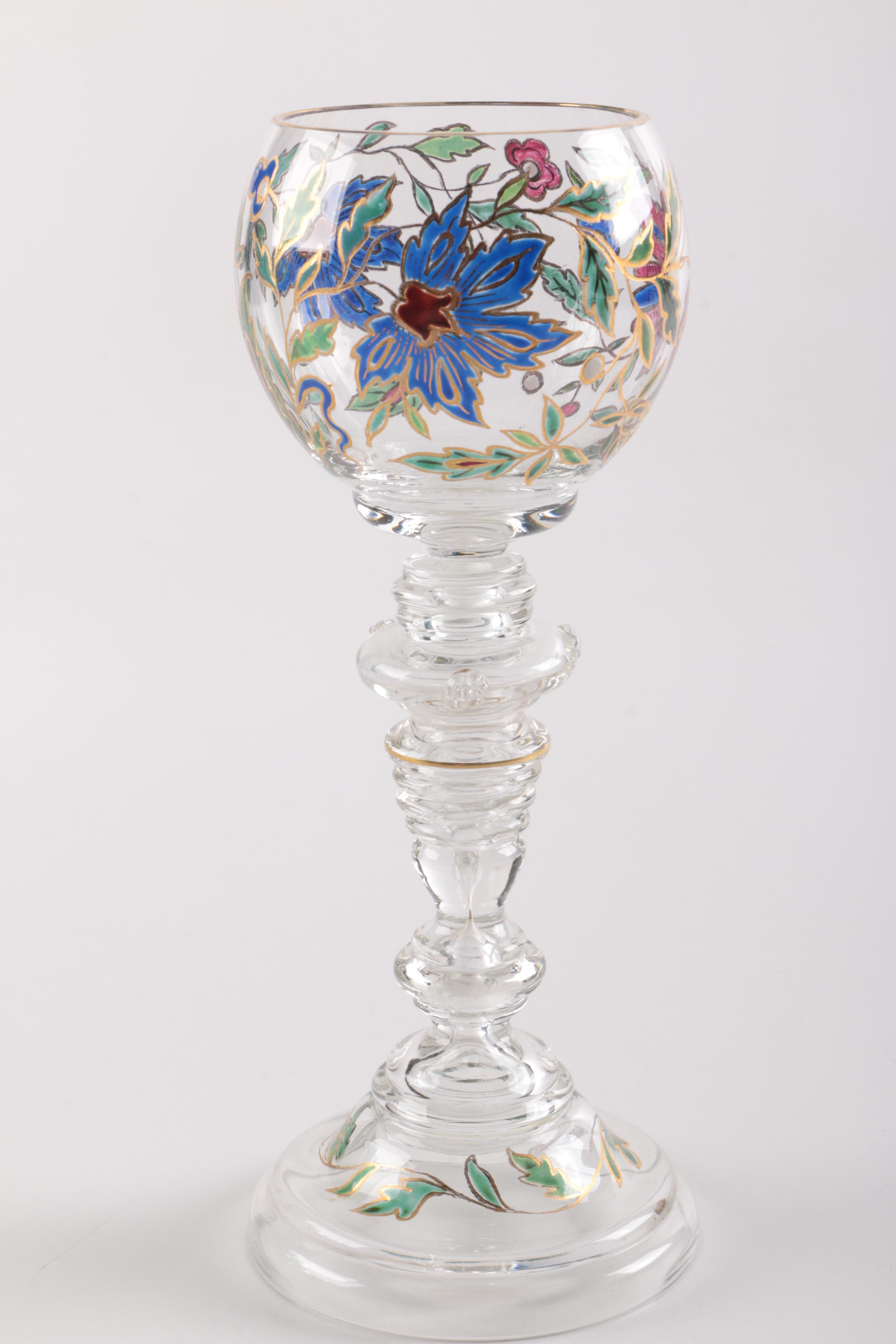 Antique Roemer Wine Glasses