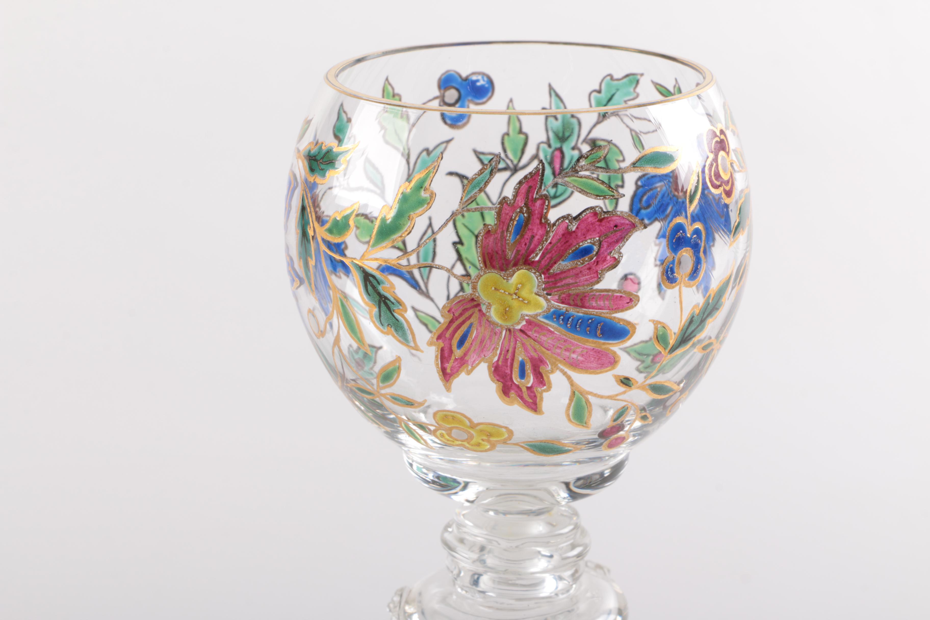 Antique Roemer Wine Glasses