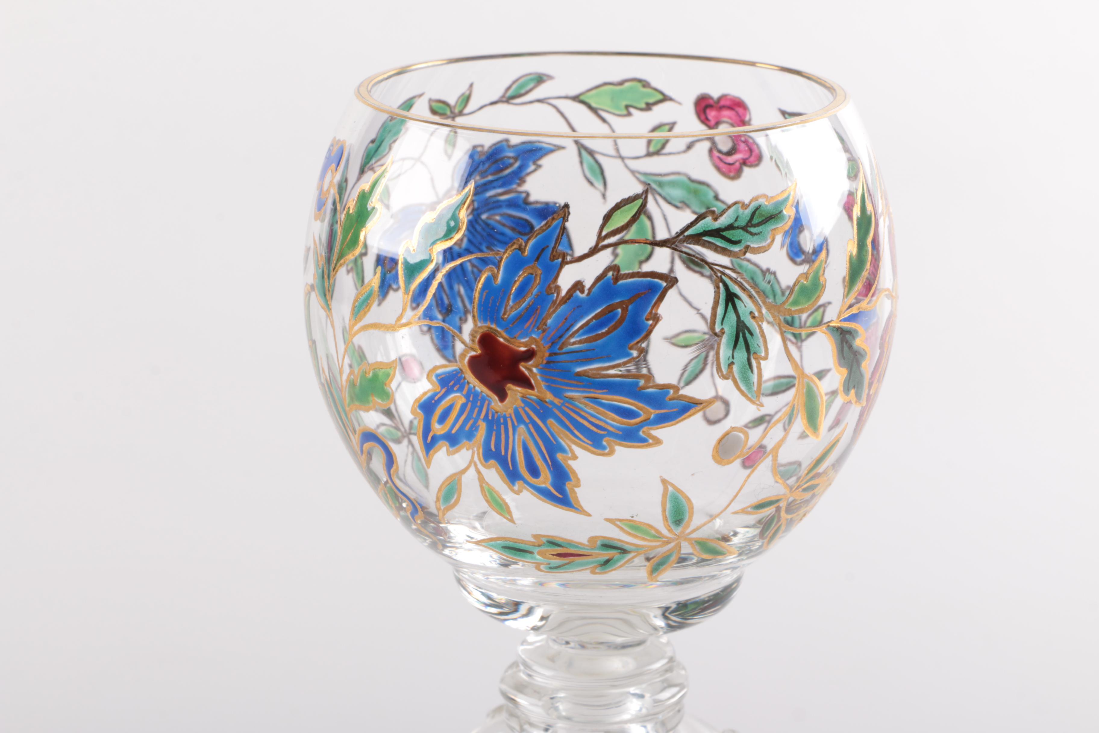 Antique Roemer Wine Glasses