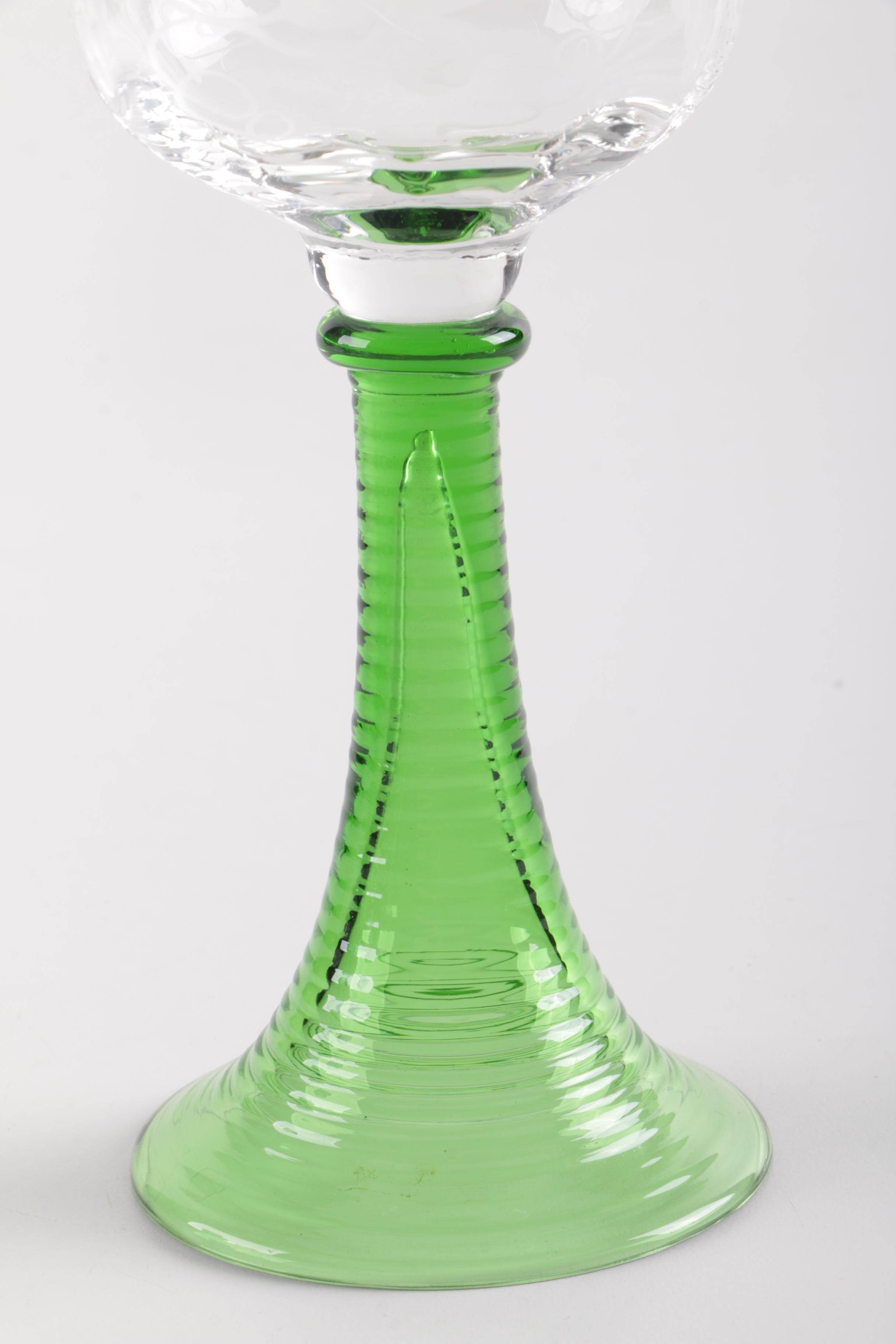 Antique Roemer Wine Glasses