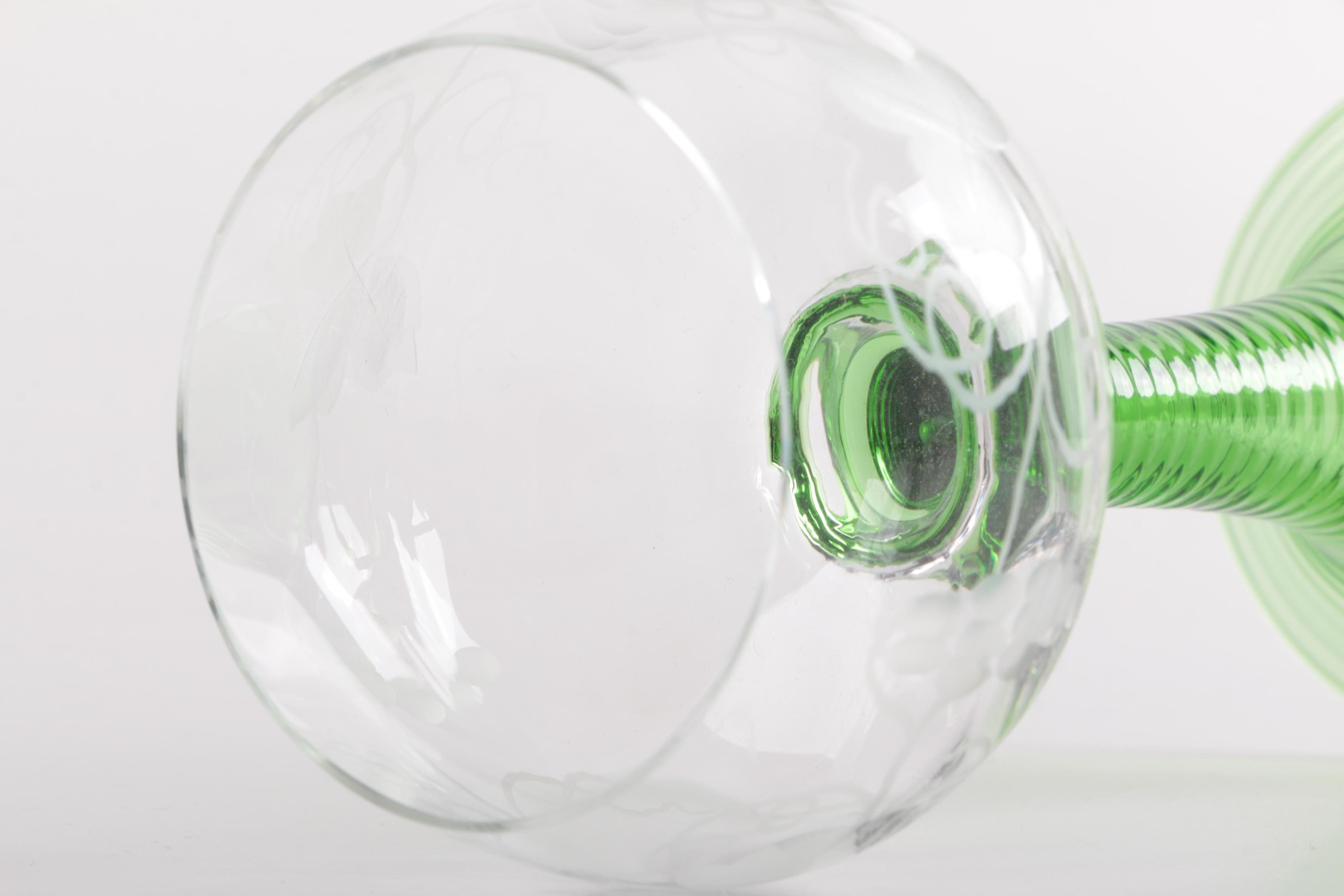 Antique Roemer Wine Glasses