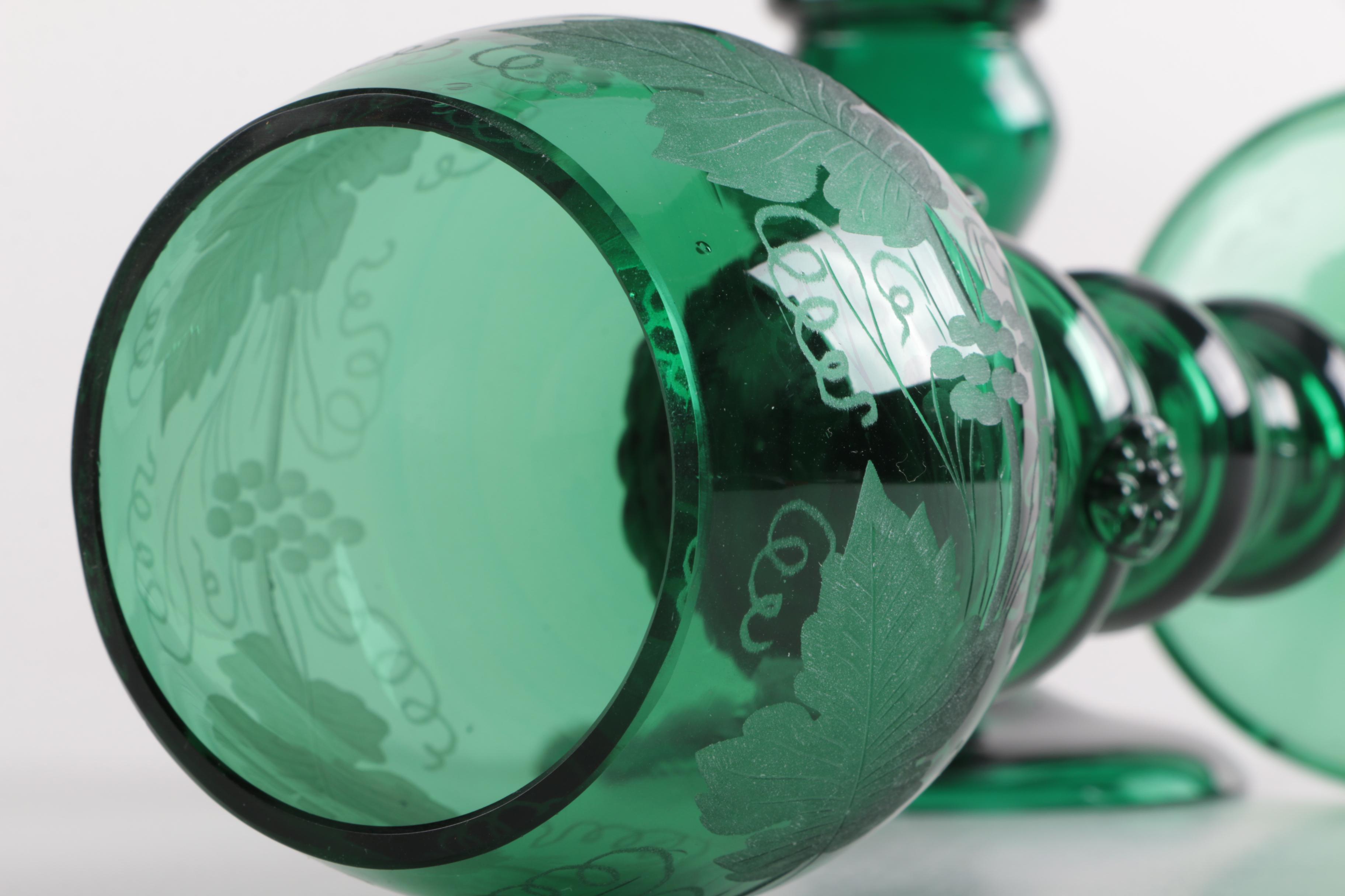 Antique Roemer Wine Glasses