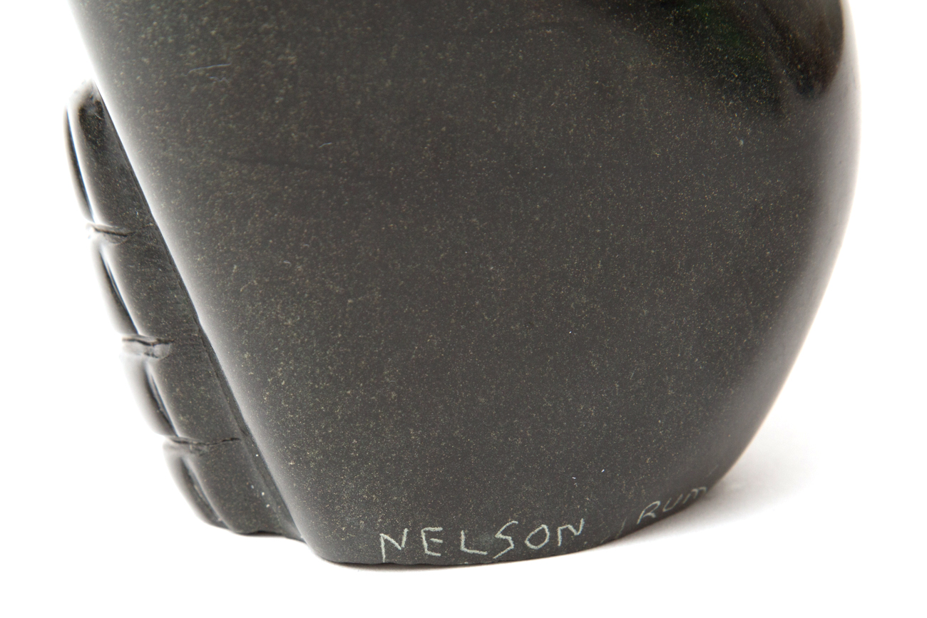 Shona African Modernist Stone Sculpture By Nelson Rumano