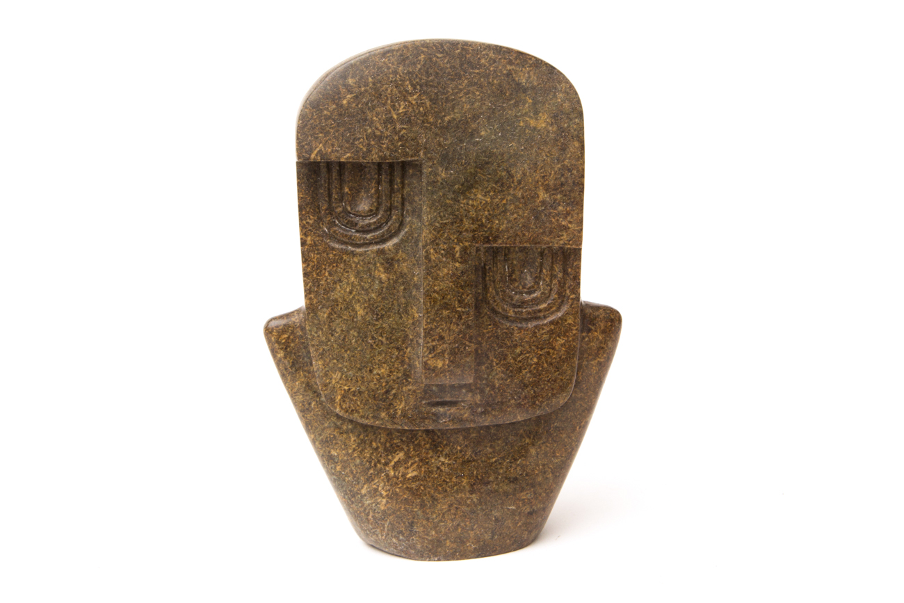 Modernist Style Stone Figural Sculpture