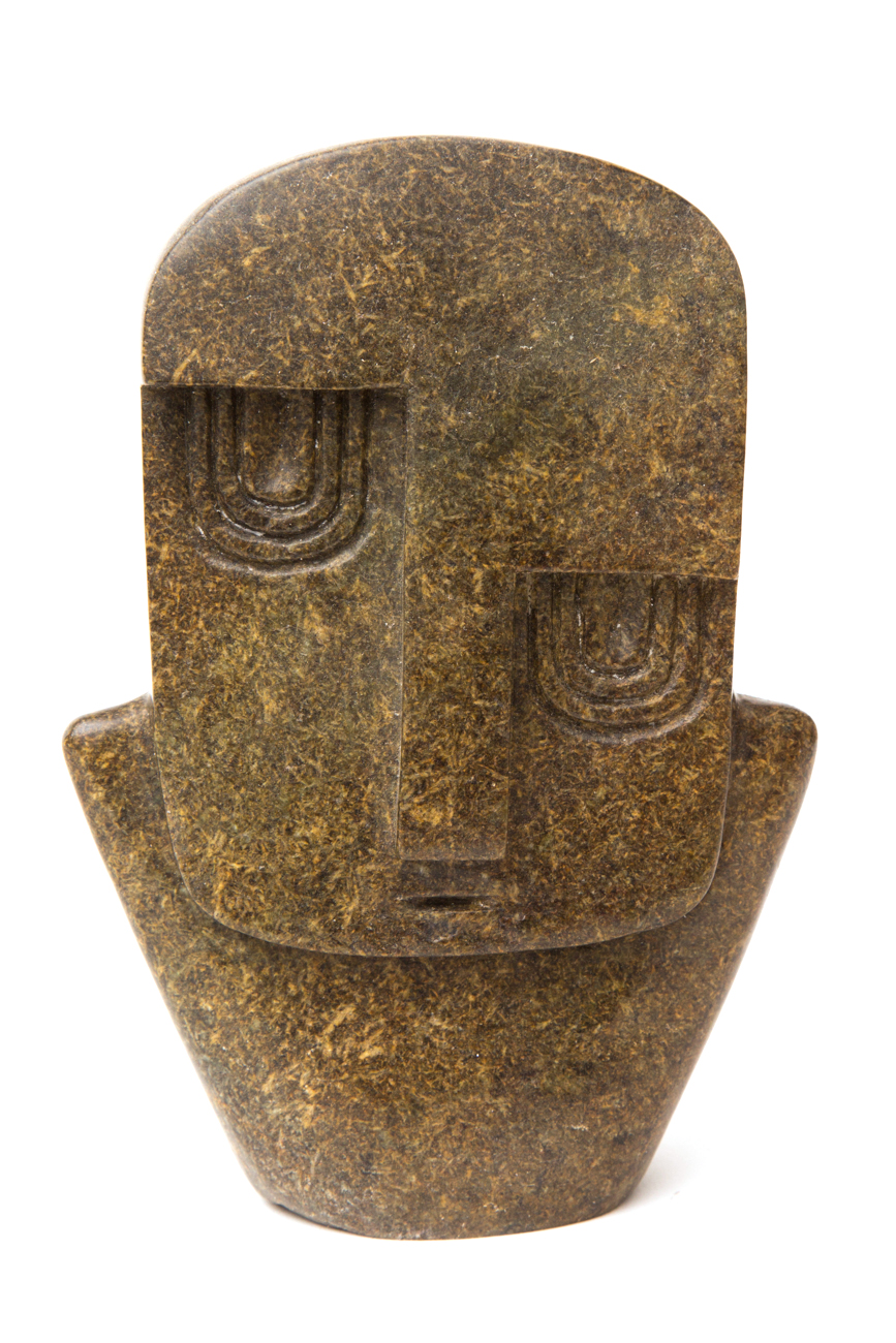 Modernist Style Stone Figural Sculpture