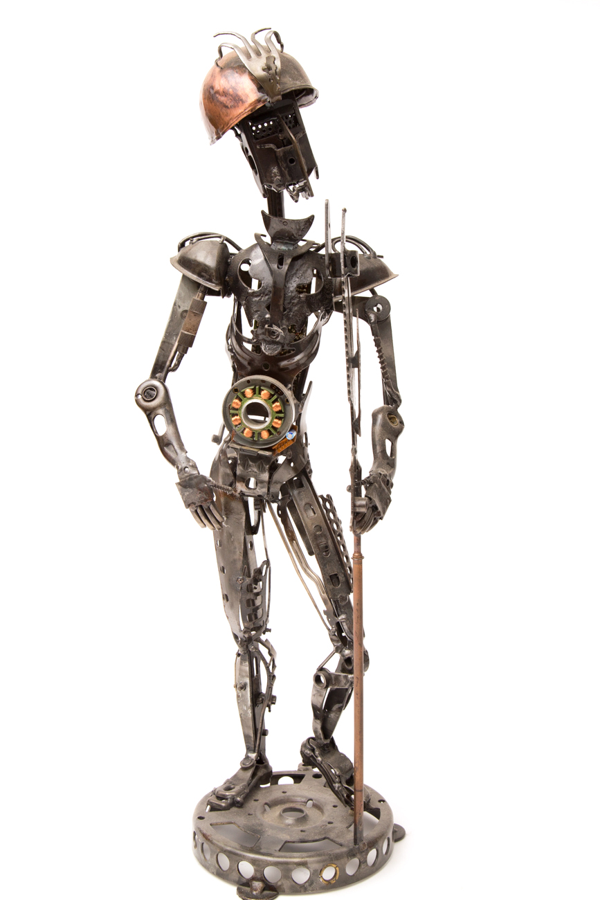 M. Matta Figural Metal Sculpture
